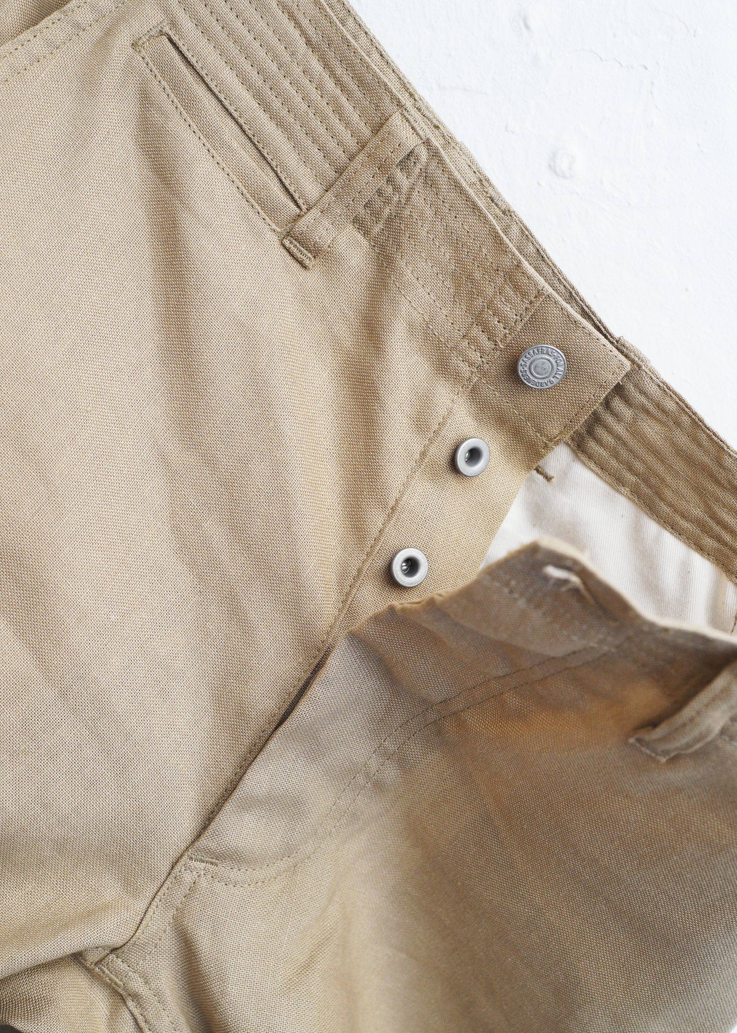 SUNNYSIDERS_SASSAFRAS_Sassafras - Sprayer Stream Pants, Beige_Trousers
