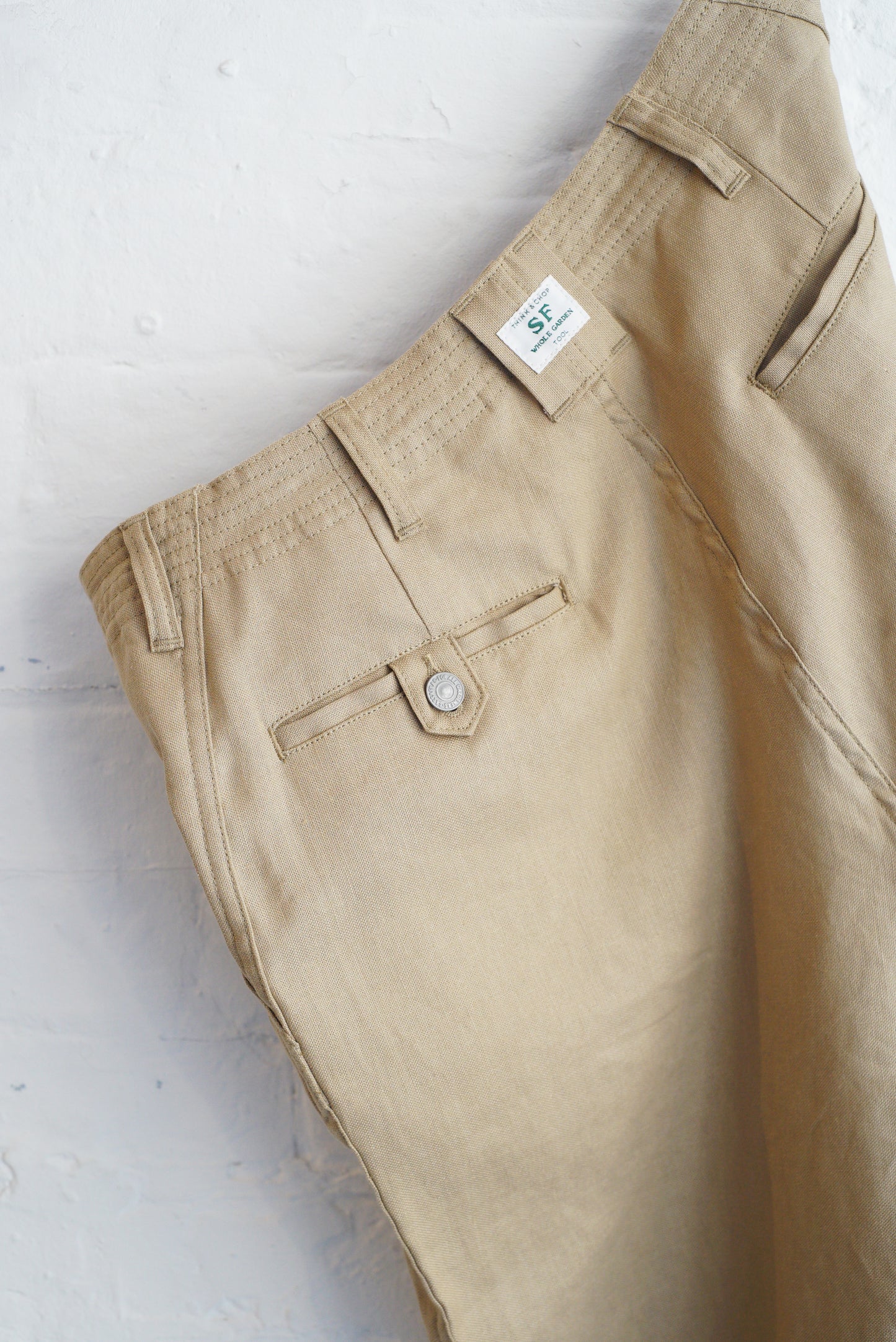 SUNNYSIDERS_SASSAFRAS_Sassafras - Sprayer Stream Pants, Beige_Trousers