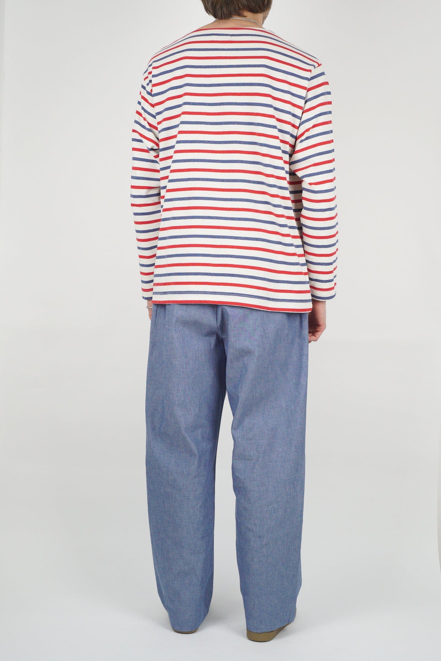 SUNNYSIDERS_SUNNYSIDERS_Sunnysiders - Basque T-Shirt, Blue / Red_T-Shirts