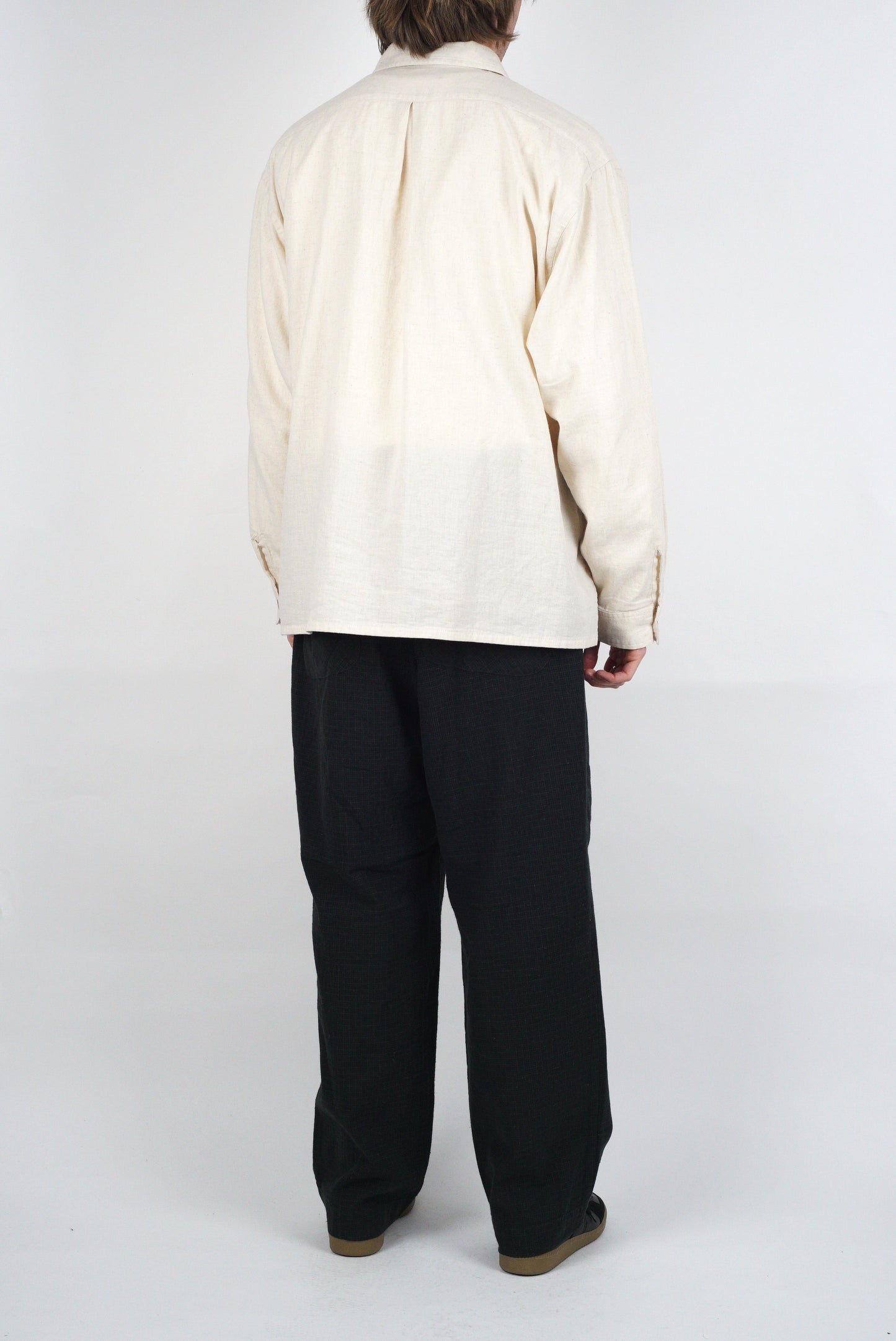SUNNYSIDERS_H.UNIT_H.Unit - Viyella Pullover Shirt, Kinari_Shirts