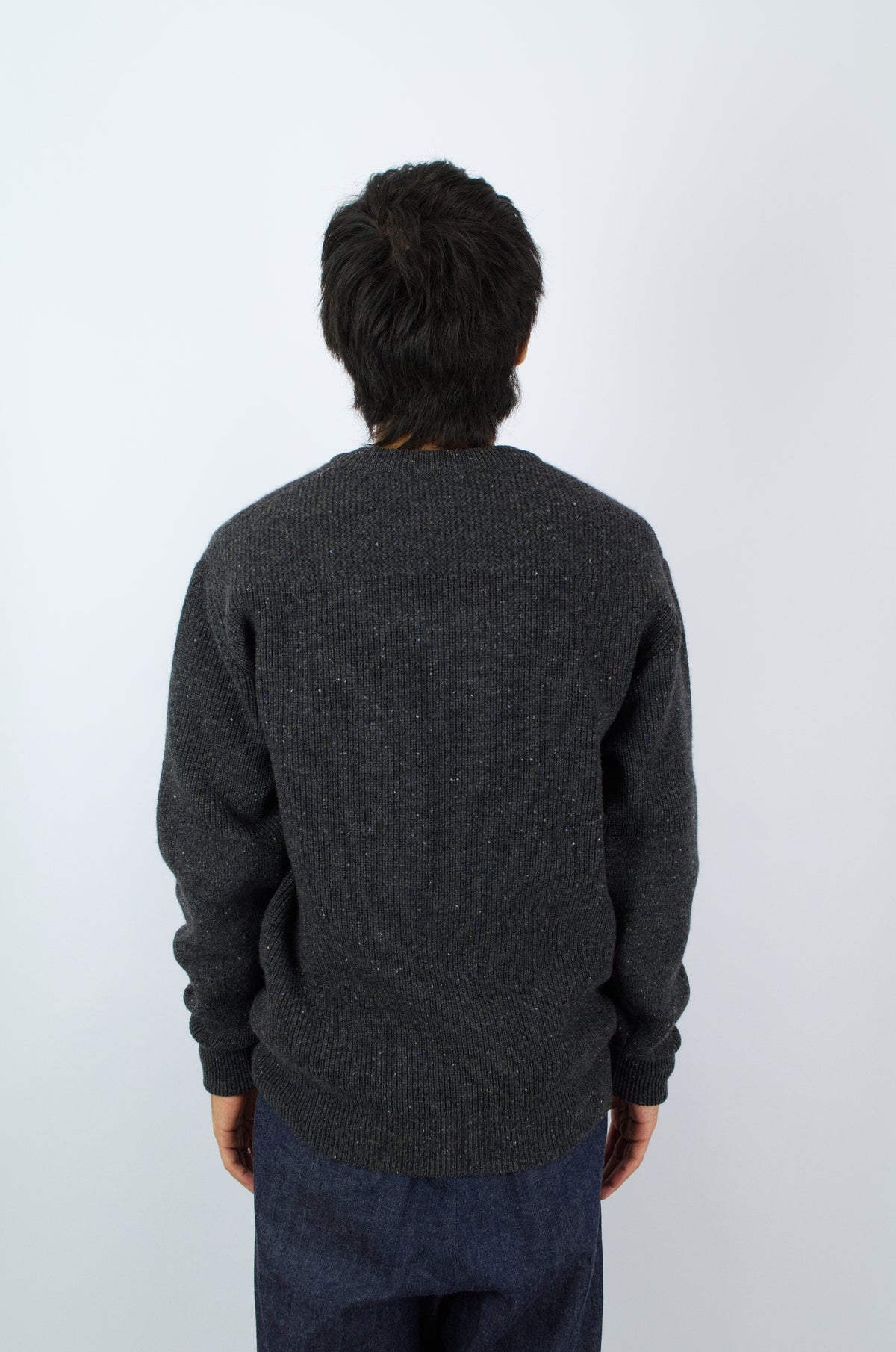 SUNNYSIDERS_FUJITO_Fujito - Commando Sweater, Charcoal_knitwear