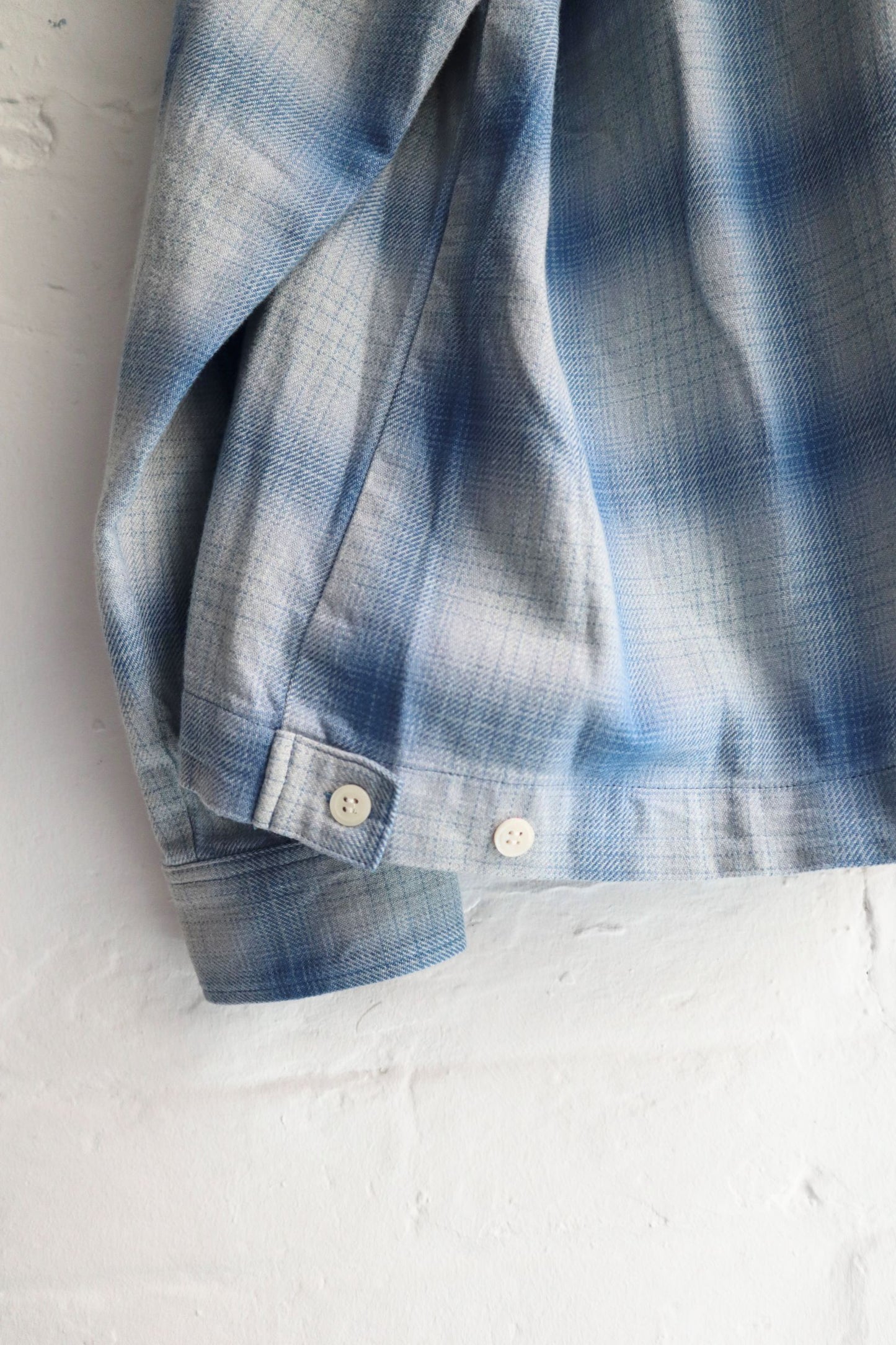 H.Unit - Indigo Checked Work Shirt, Blue