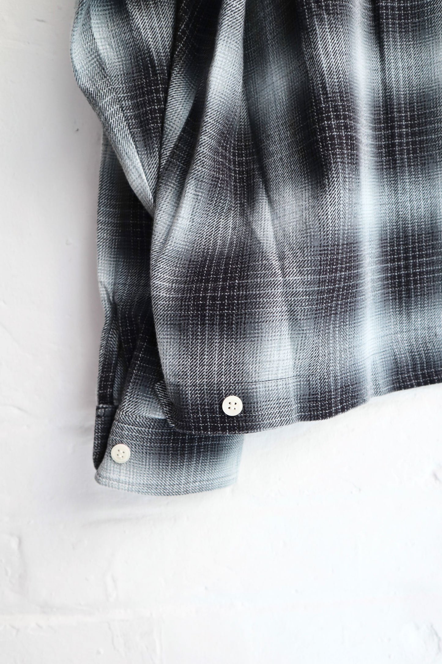 SUNNYSIDERS_H.UNIT_H.Unit - Indigo Checked Work Shirt, Black_Shirts