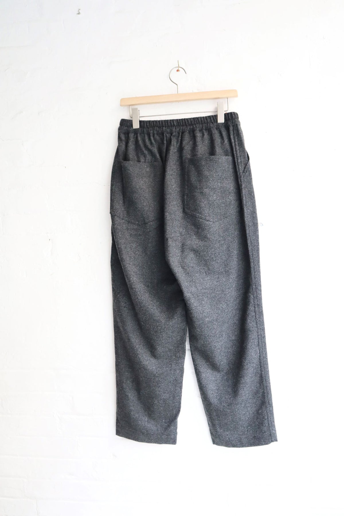 H.Unit - Wool Easy Pants, Black