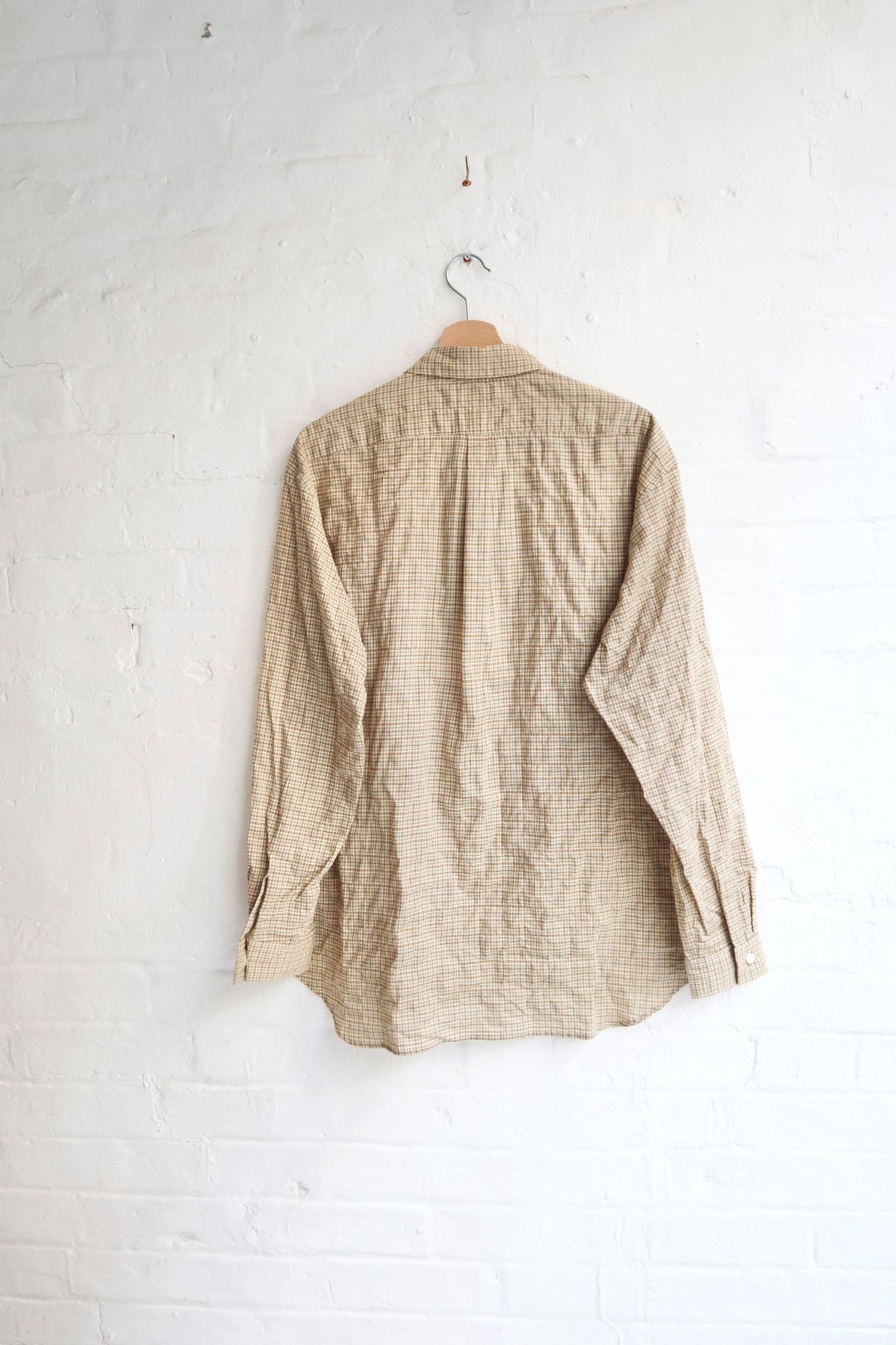 Master & Co. - Shirring Shirt, Beige Check