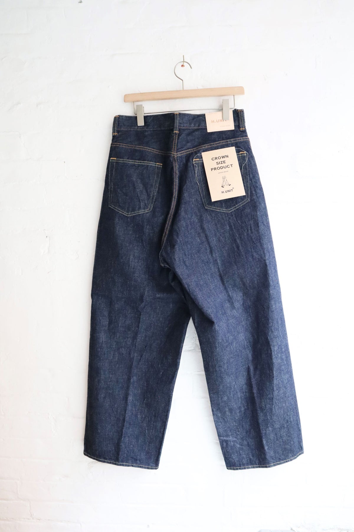 SUNNYSIDERS_H.UNIT_H.Unit - Crown Size Trouser, Denim_Trousers