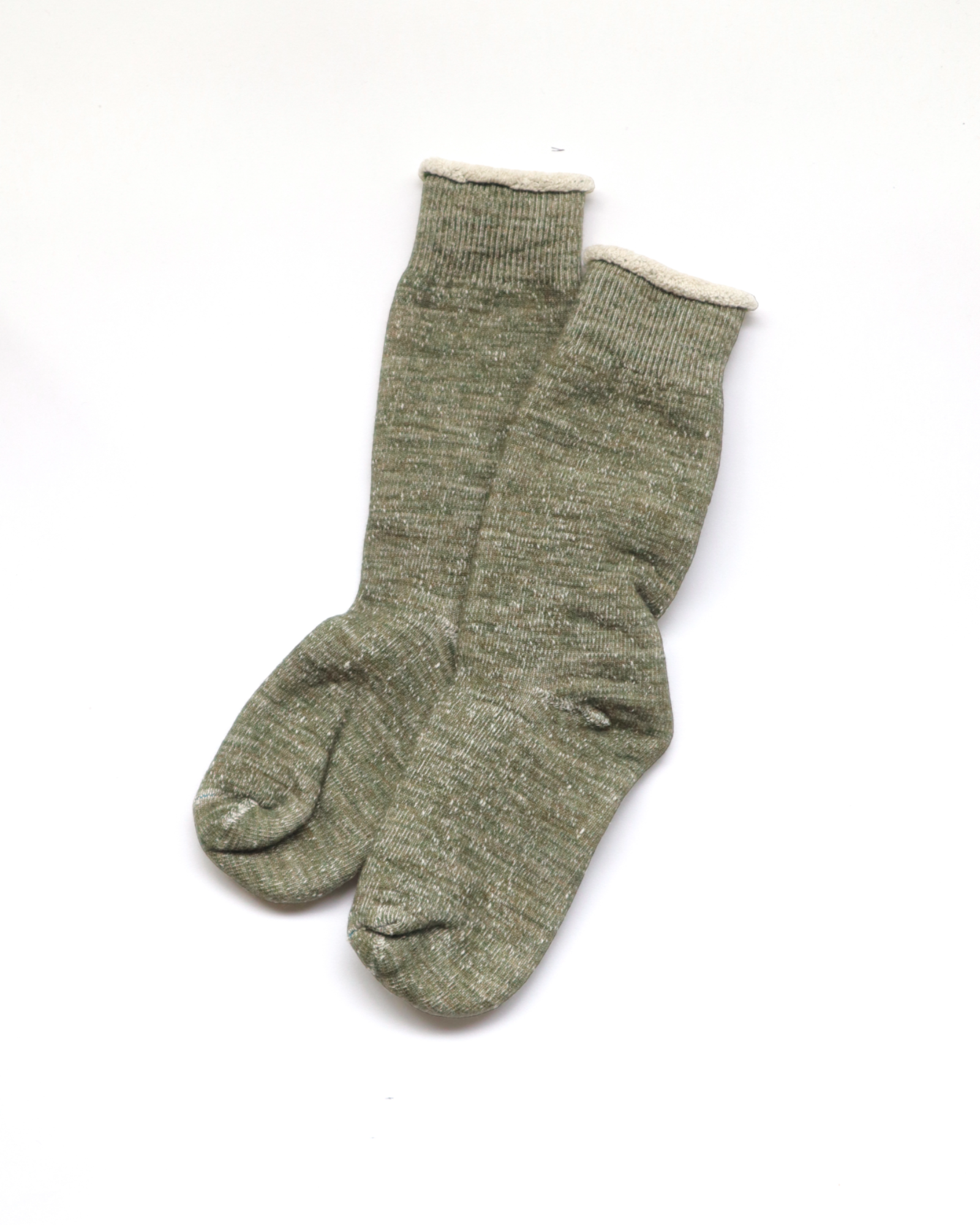 SUNNYSIDERS_ROTOTO_Rototo - Double Face Socks, Army Green_Socks