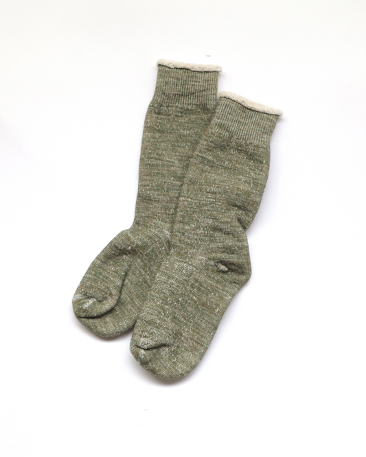 SUNNYSIDERS_ROTOTO_Rototo - Double Face Socks, Army Green_Socks