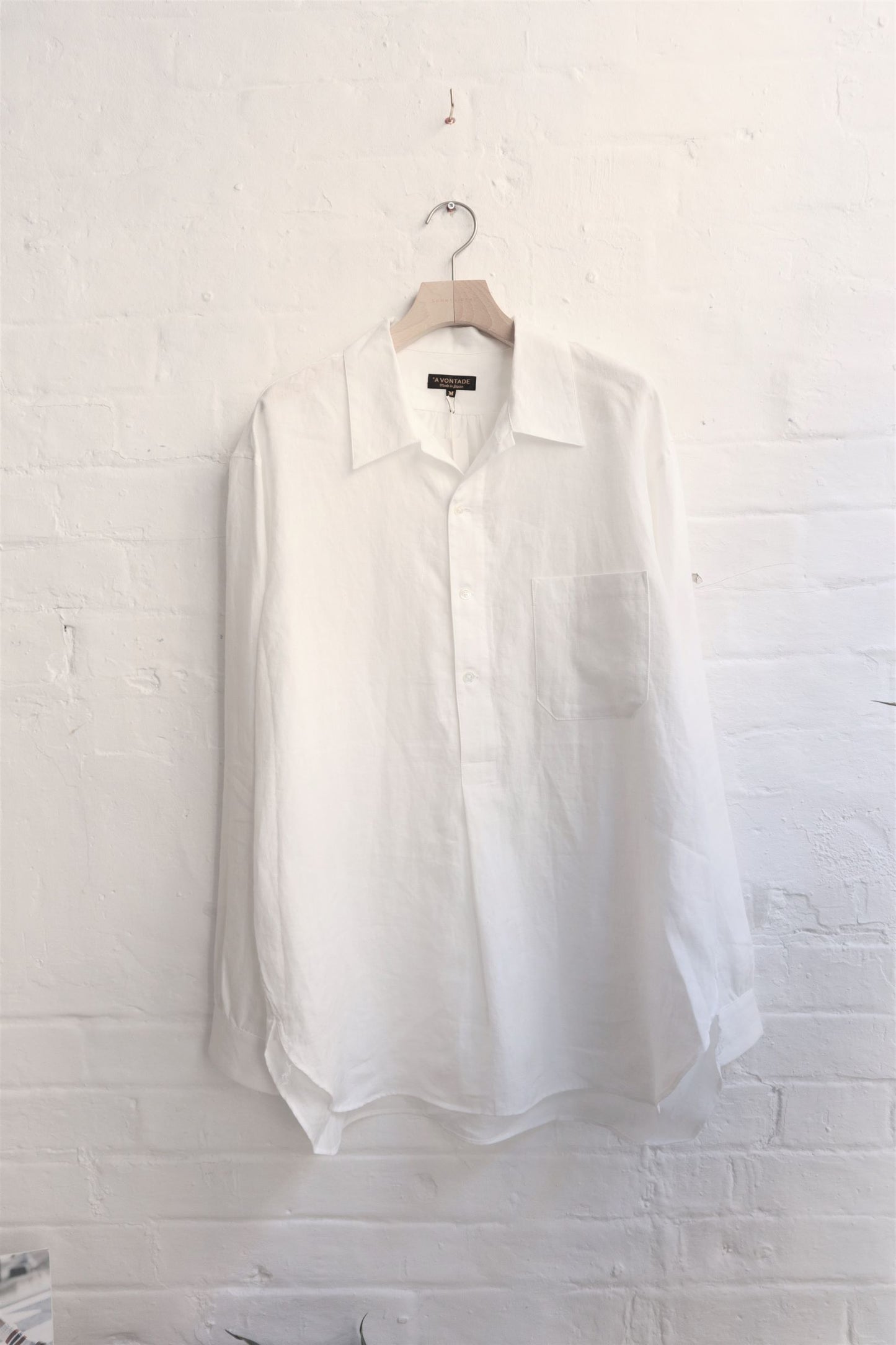 SUNNYSIDERS_*A VONTADE_*A Vontade - Pullover Shirt LS, White_Shirts