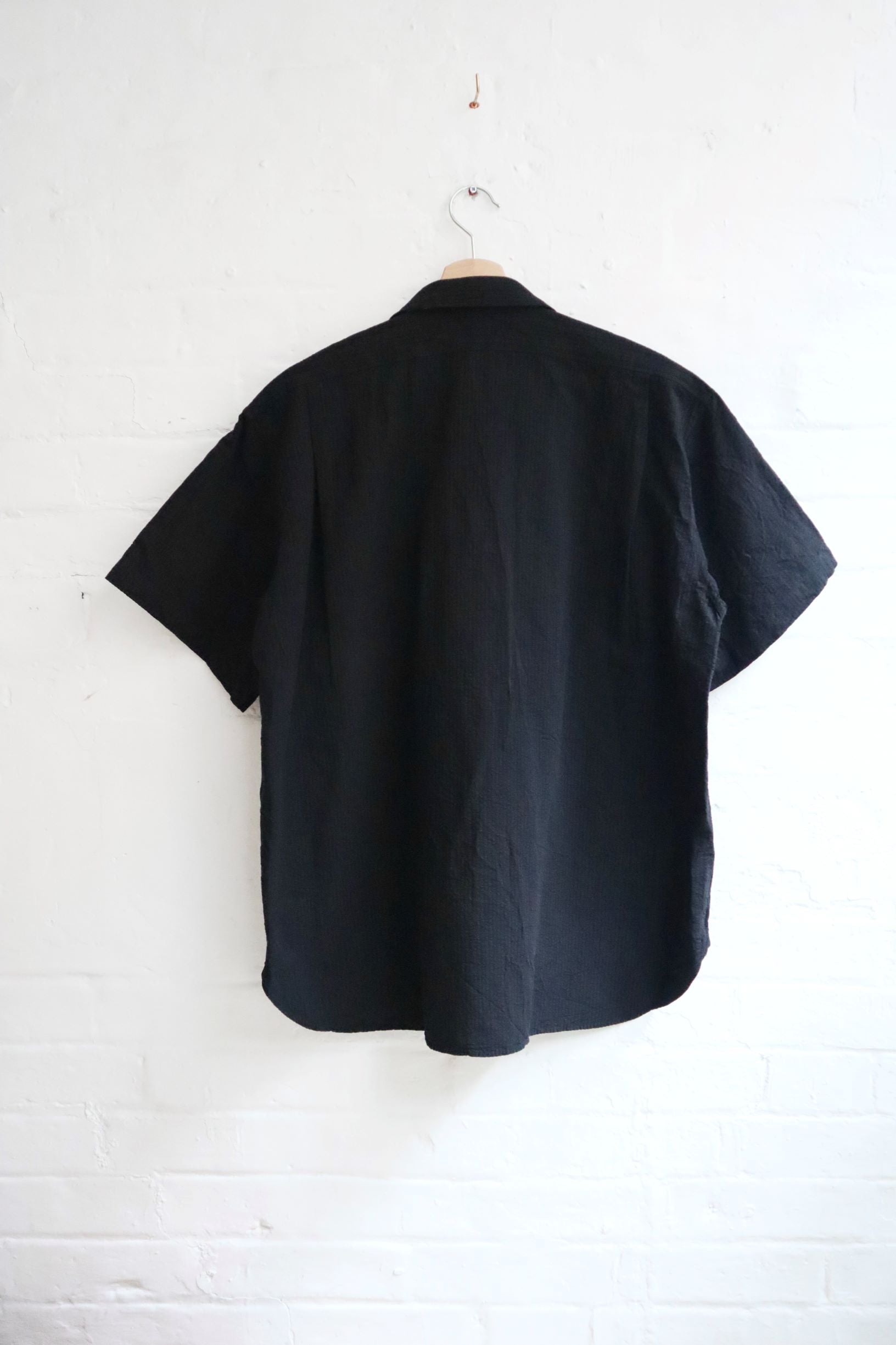SUNNYSIDERS_FUJITO_Fujito - Short Sleeve Fatigue Shirt, Black_Shirts