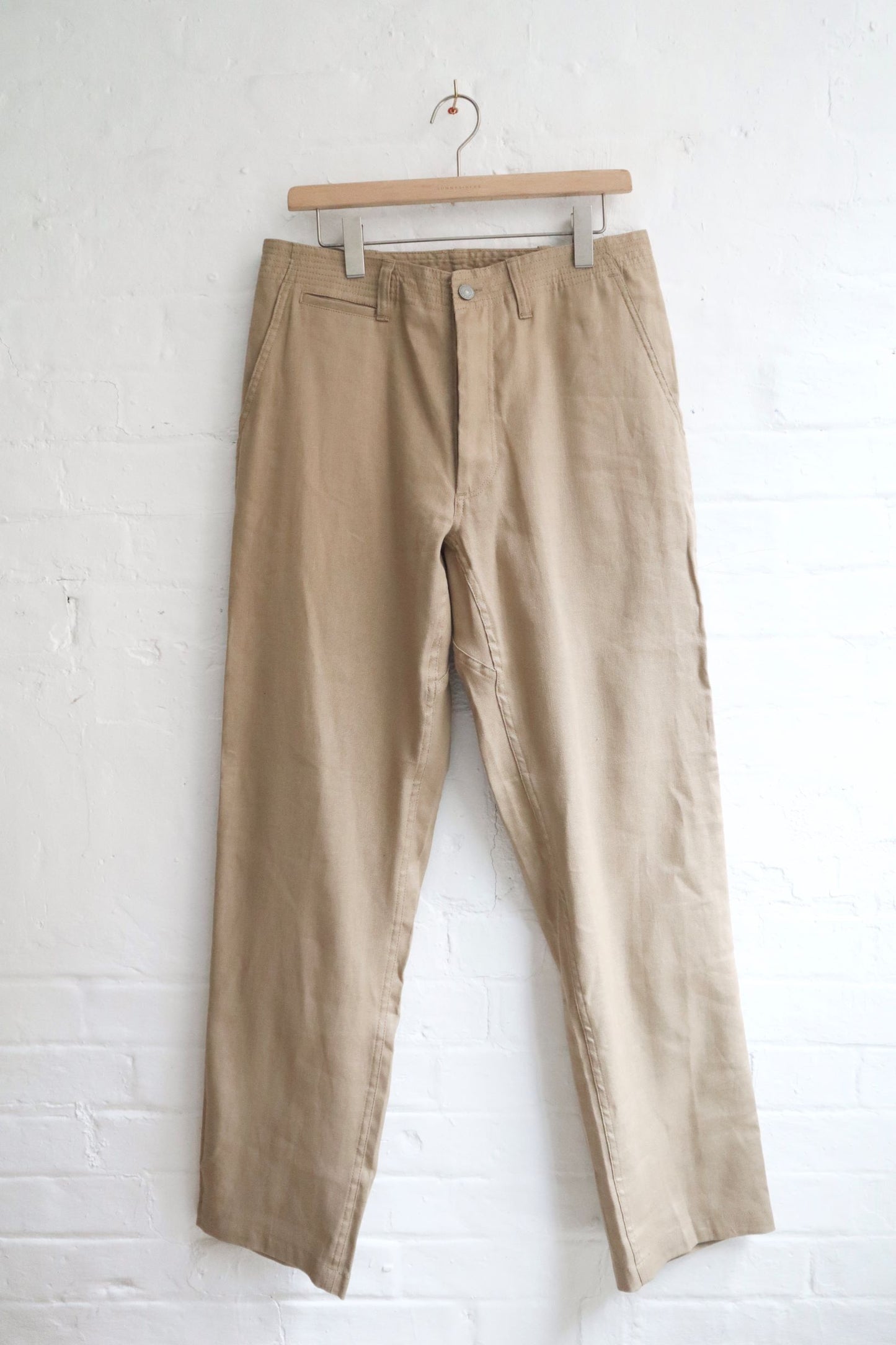 SUNNYSIDERS_SASSAFRAS_Sassafras - Sprayer Stream Pants, Beige_Trousers