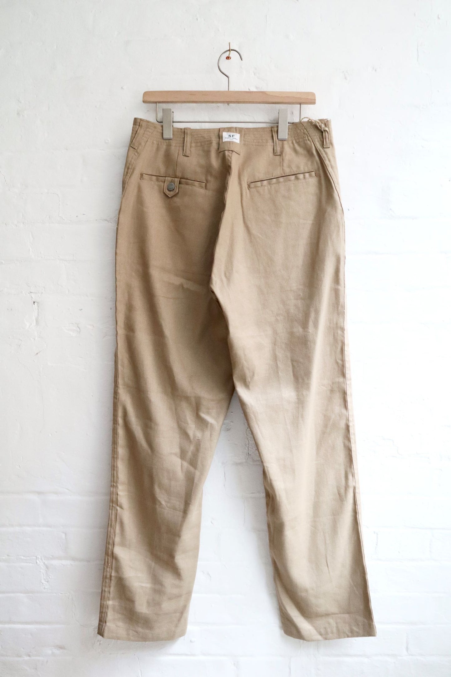 SUNNYSIDERS_SASSAFRAS_Sassafras - Sprayer Stream Pants, Beige_Trousers