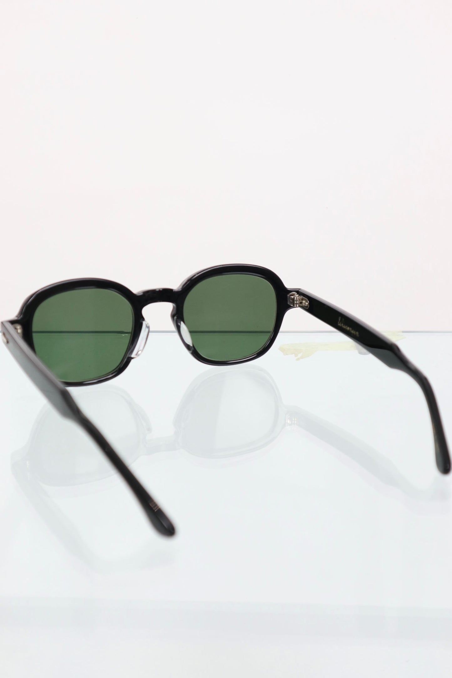 SUNNYSIDERS_Buddy Optical_Buddy Optical - Wisconsin, Black / Green Lens_Sunglasses