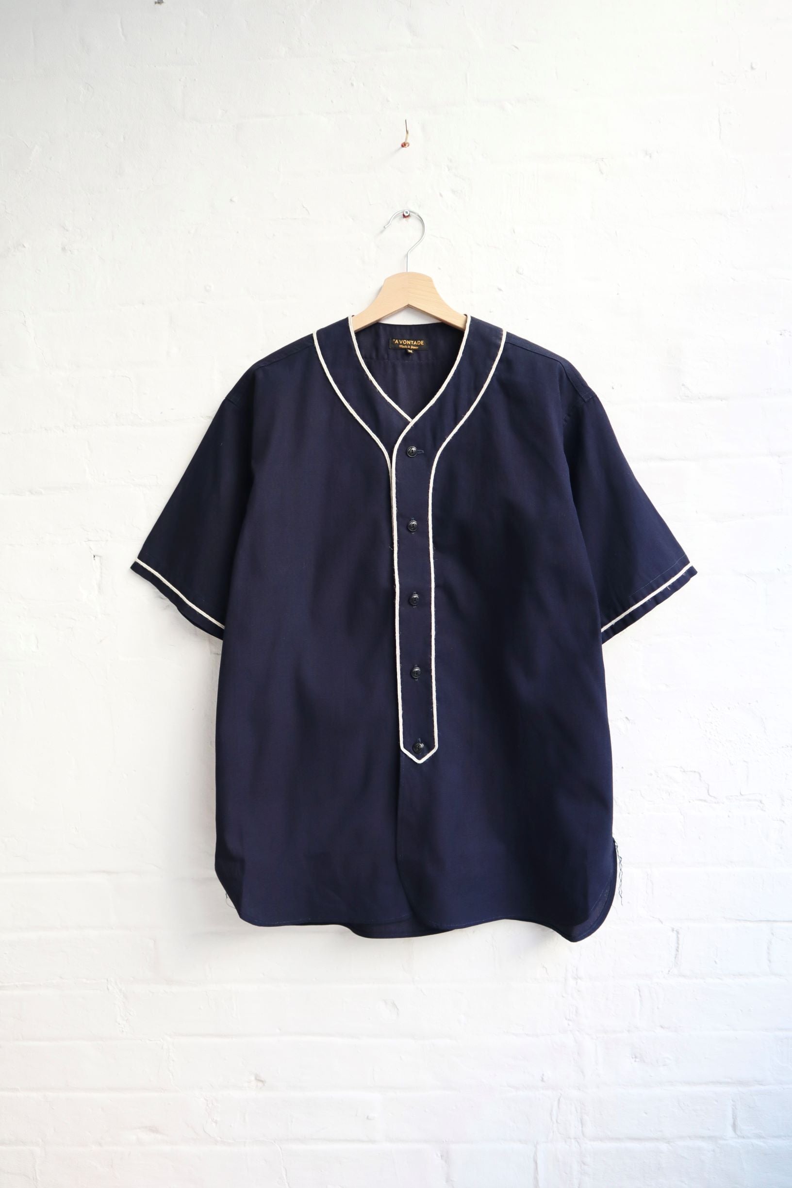 SUNNYSIDERS_*A VONTADE_*A Vontade - Baseball Shirt, Indigo_Shirts