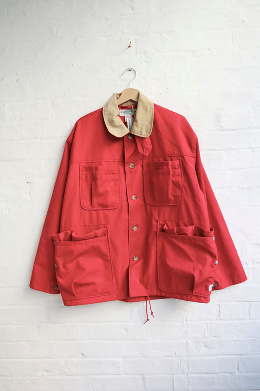 SUNNYSIDERS_SASSAFRAS_Sassafras - Overgrown Warden Jacket, Red Weather Cloth_Coats & Jackets