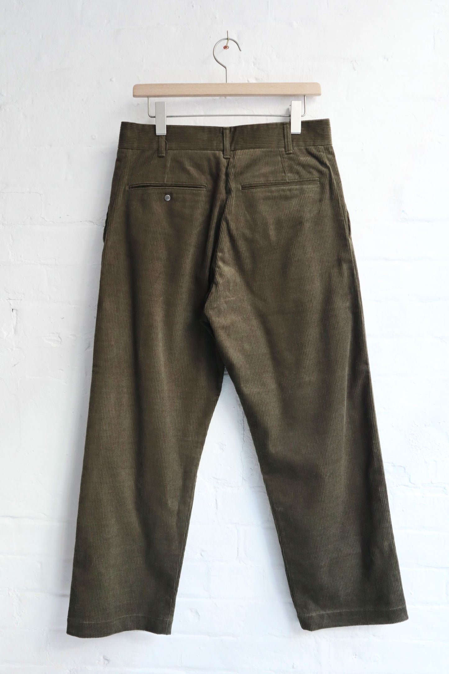 Fujito - Wide Slacks, Olive Green