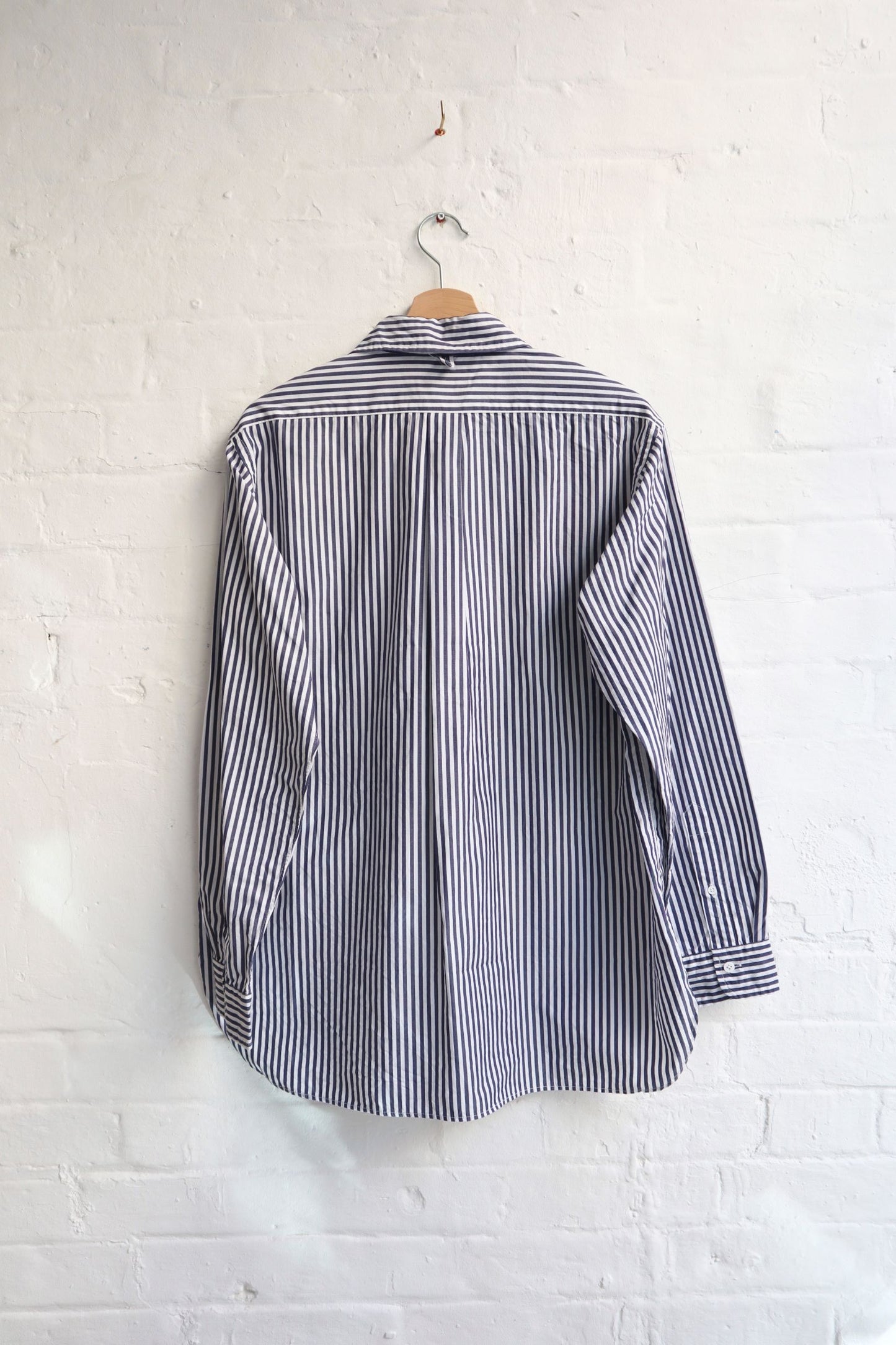 SUNNYSIDERS_*A VONTADE_*A Vontade - Lax Regular Shirt, Navy Stripe_Shirts & Tops