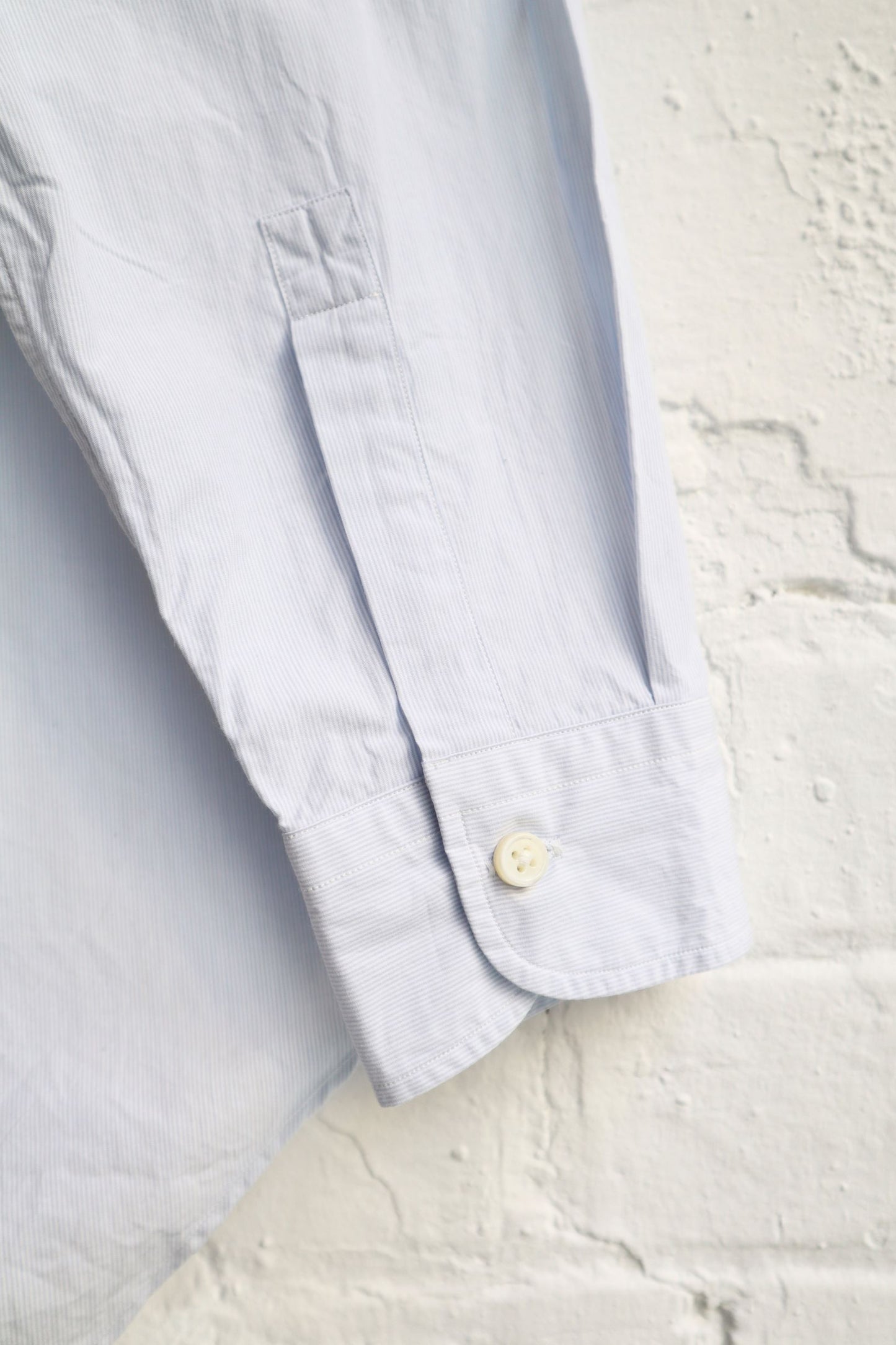 Fujito - Snap Button Down Shirt - Blue Stripe