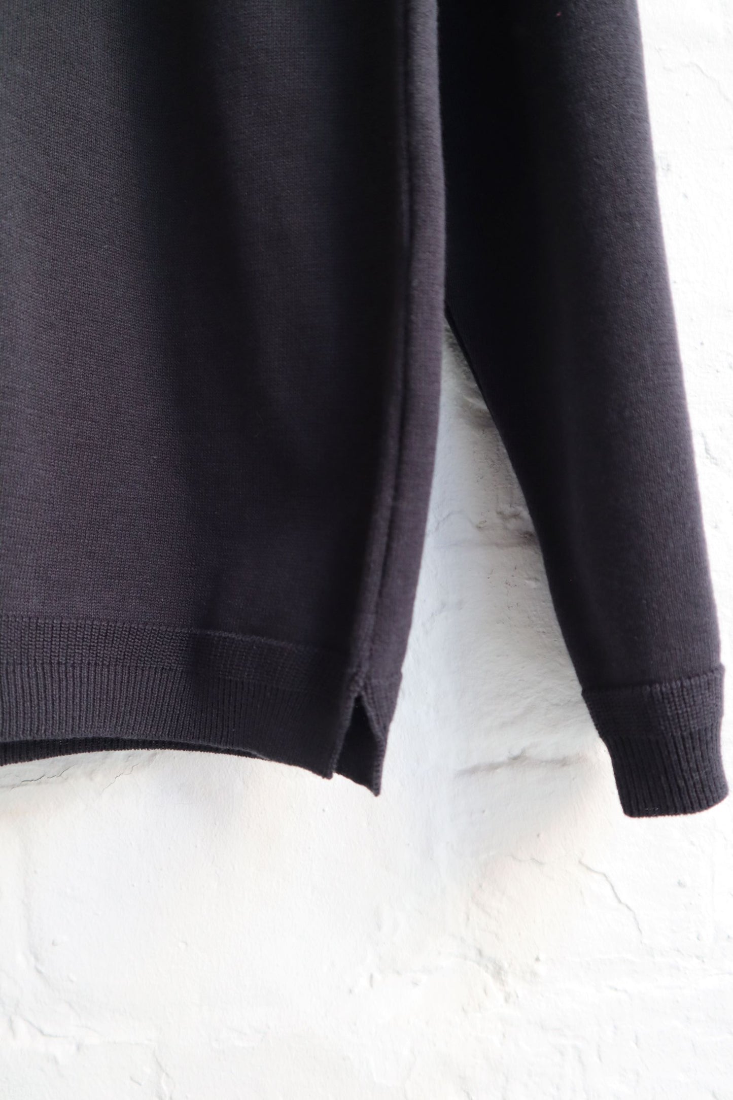 Fujito - Cotton Knit Long Sleev, Charcoal