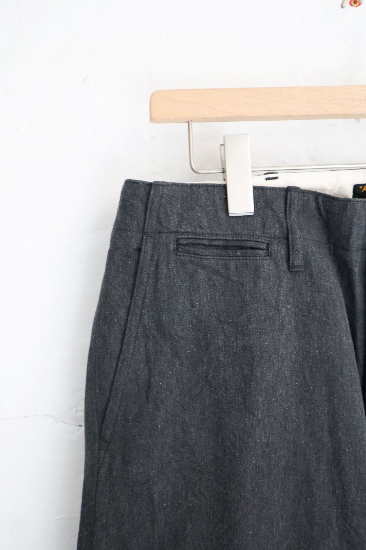 *A Vontade - Type 45 Chino Trousers, Charcoal Twill