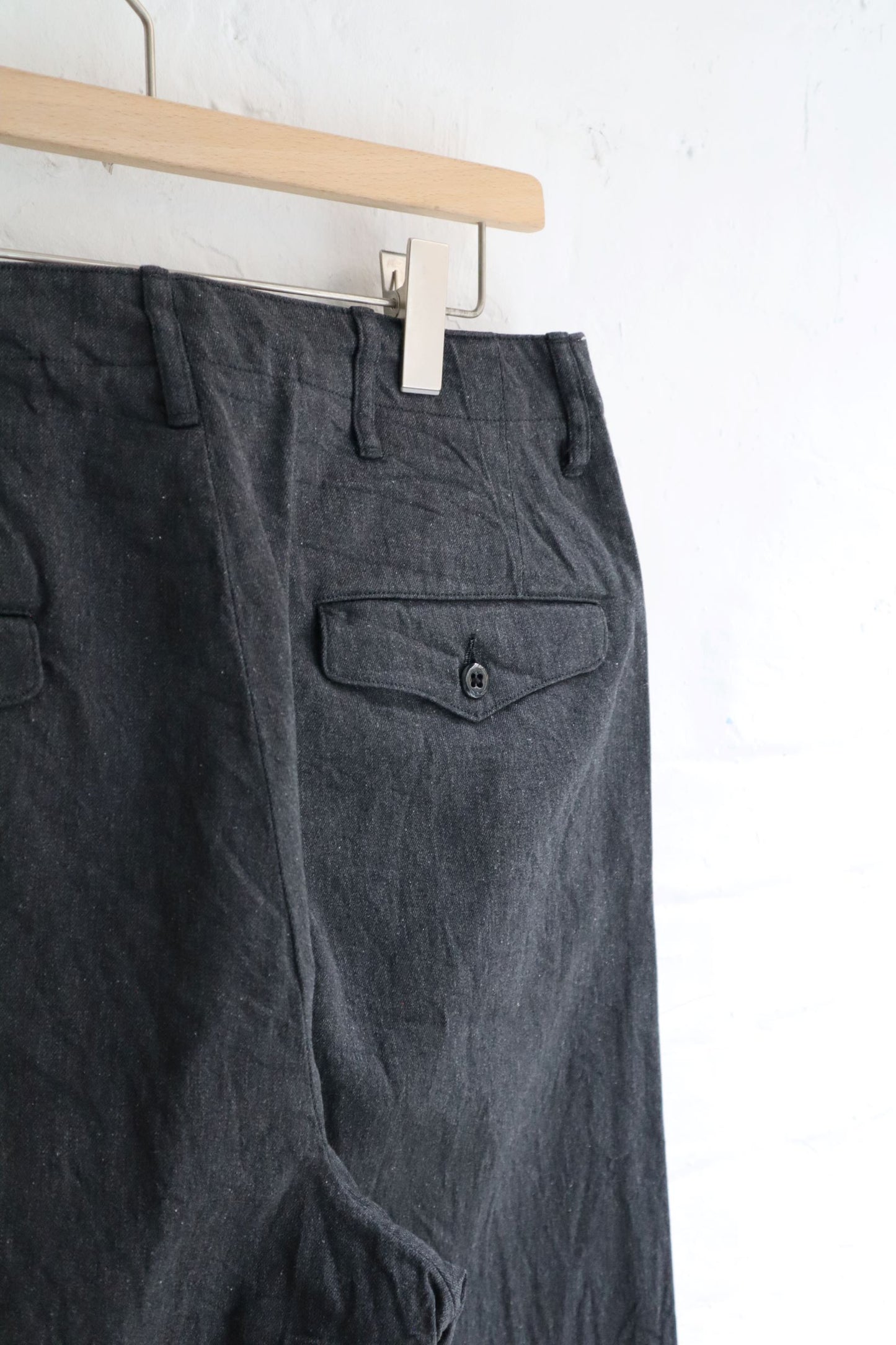 *A Vontade - Type 45 Chino Trousers, Charcoal Twill