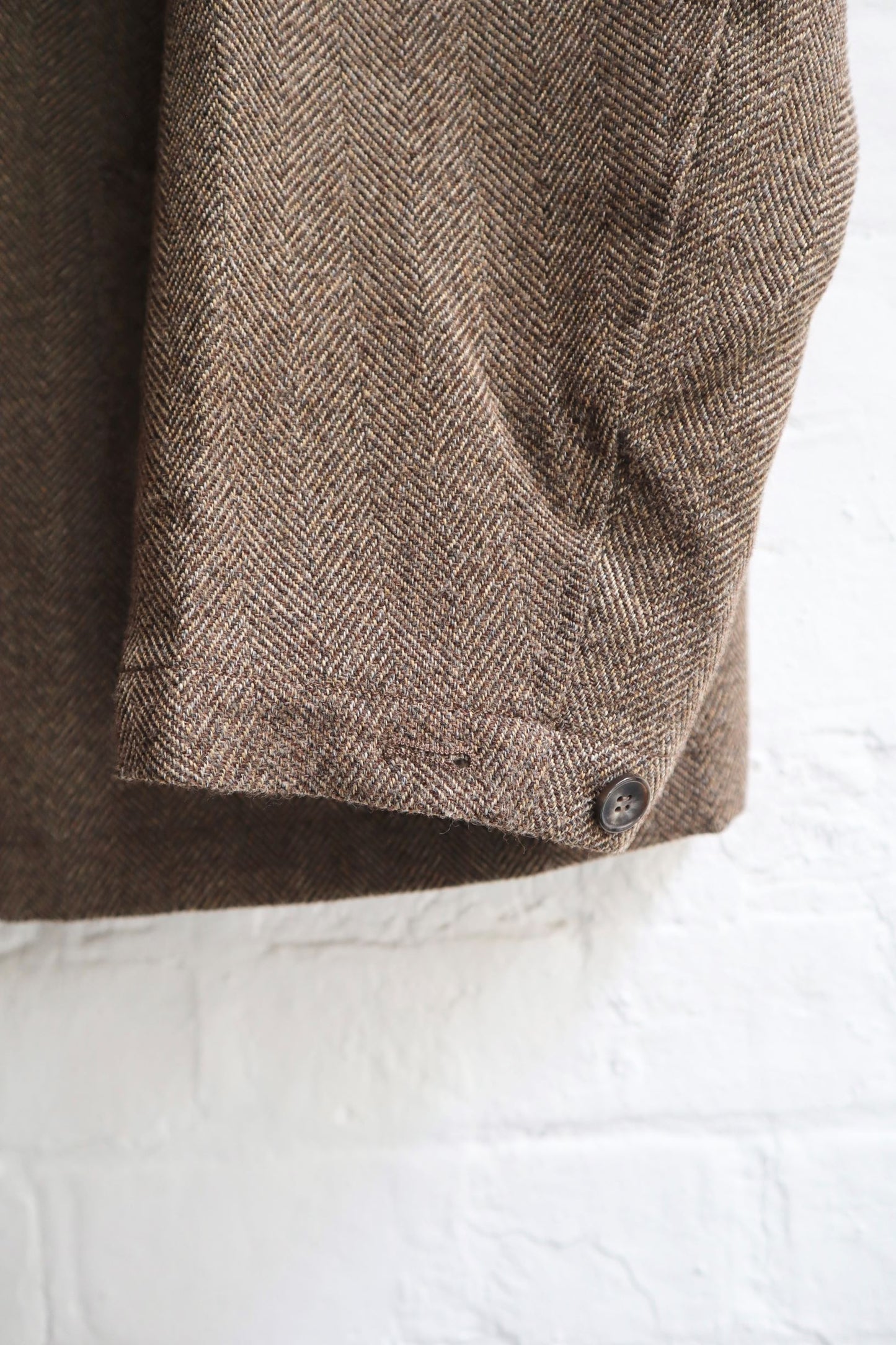 H. Unit - Tech-Tweed Jacket, Brown Herringbone