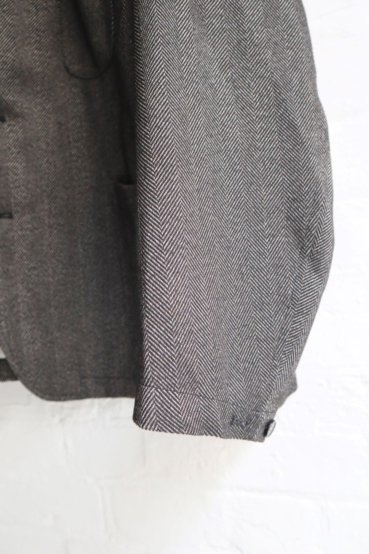 H. Unit - Tech-Tweed Jacket, Gray Herringbone