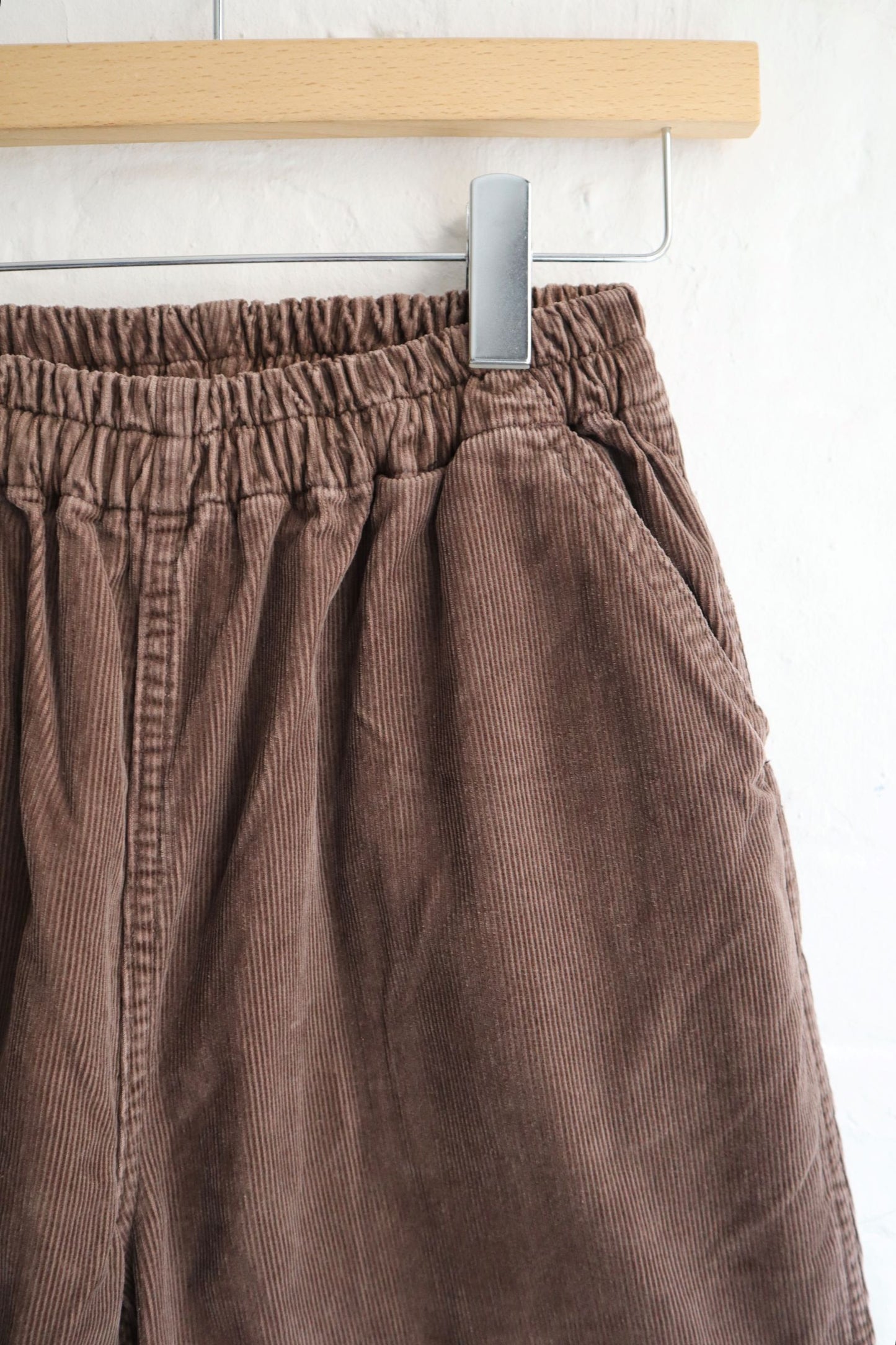 H. Unit - Corduroy Easy Pants, Washed Brown