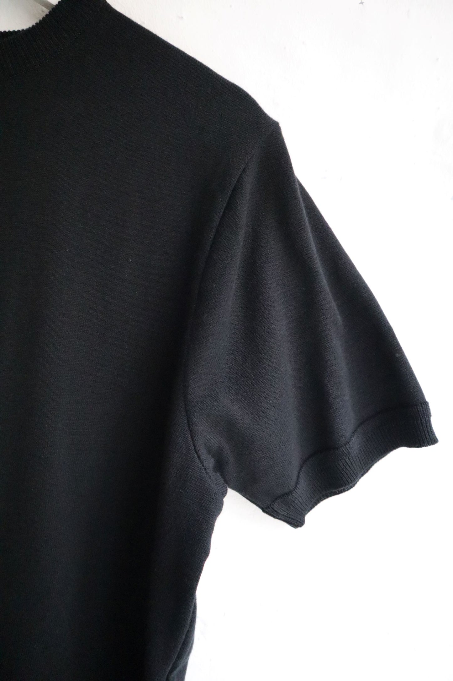 Fujito - Knit T-Shirt, Black