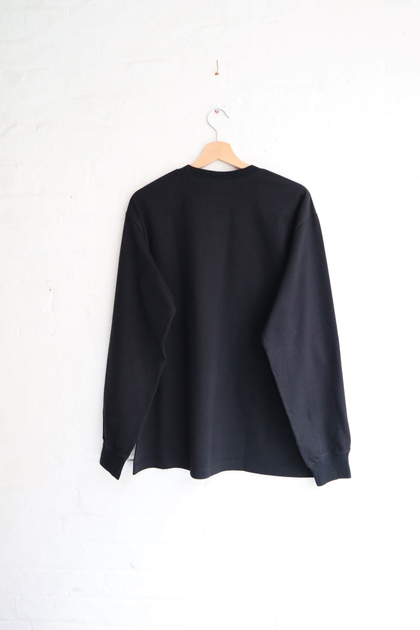 Yonetomi - 'New Basic' Long Sleeve T-Shirt, Black