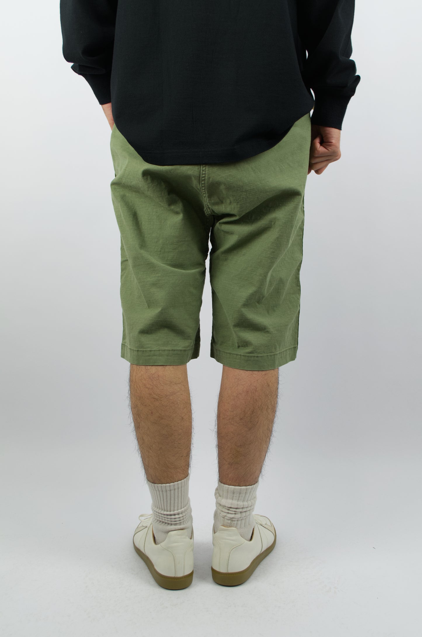 Master & Co. - Regular Shorts (Belted), Olive