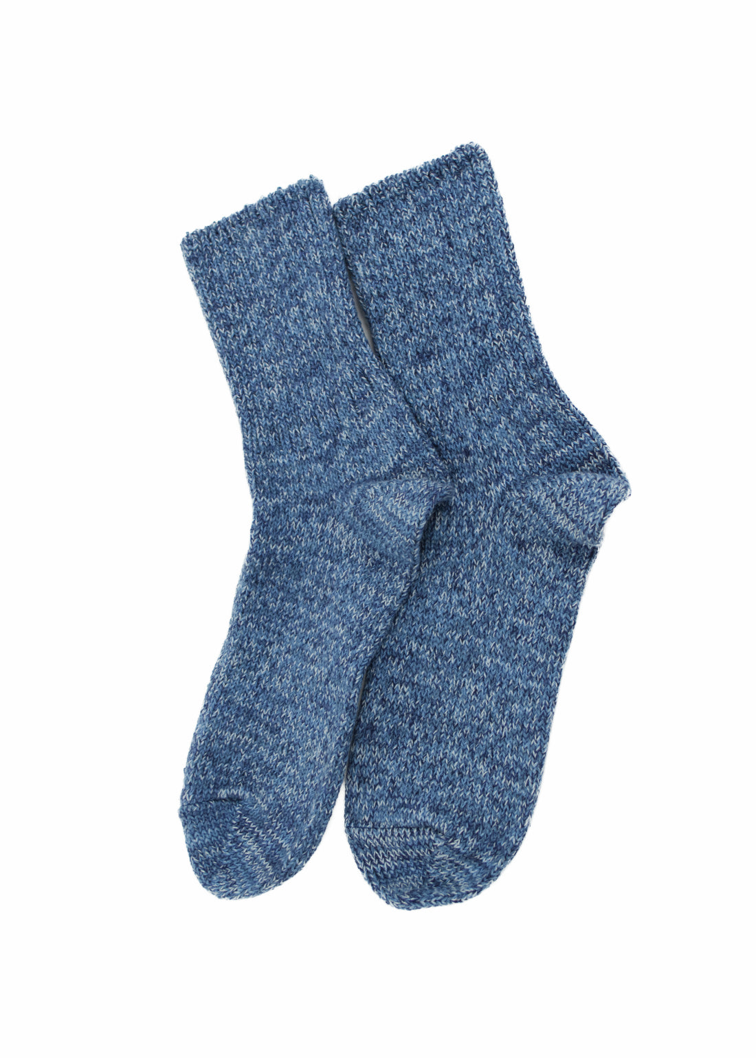 Rototo - Denim Tone Ankle Socks, Ice Denim