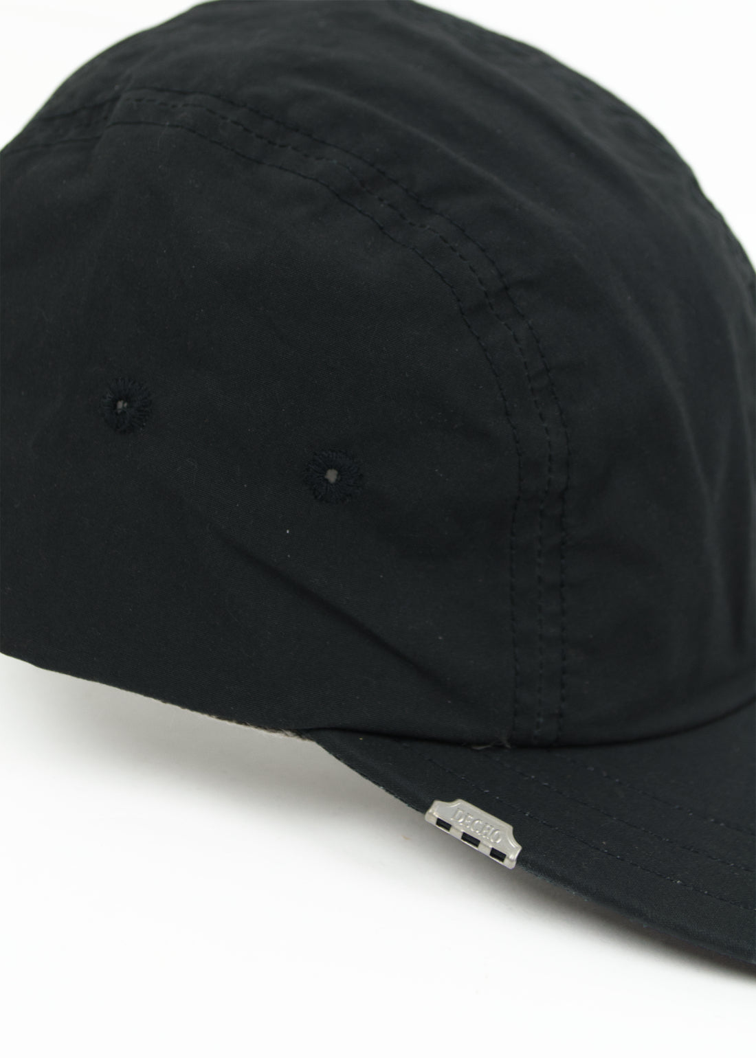 Decho - 4 Panel Cap, Black Millerain