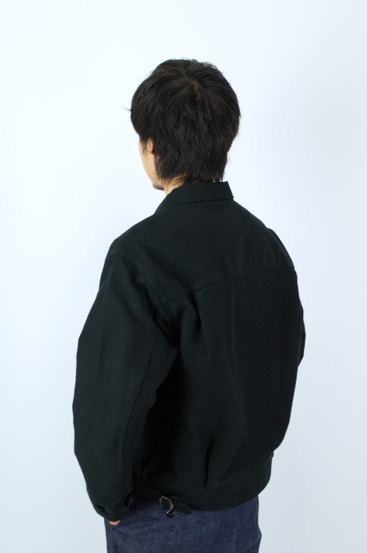 *A Vontade - Coal Mine Blouse, Black Moleskin