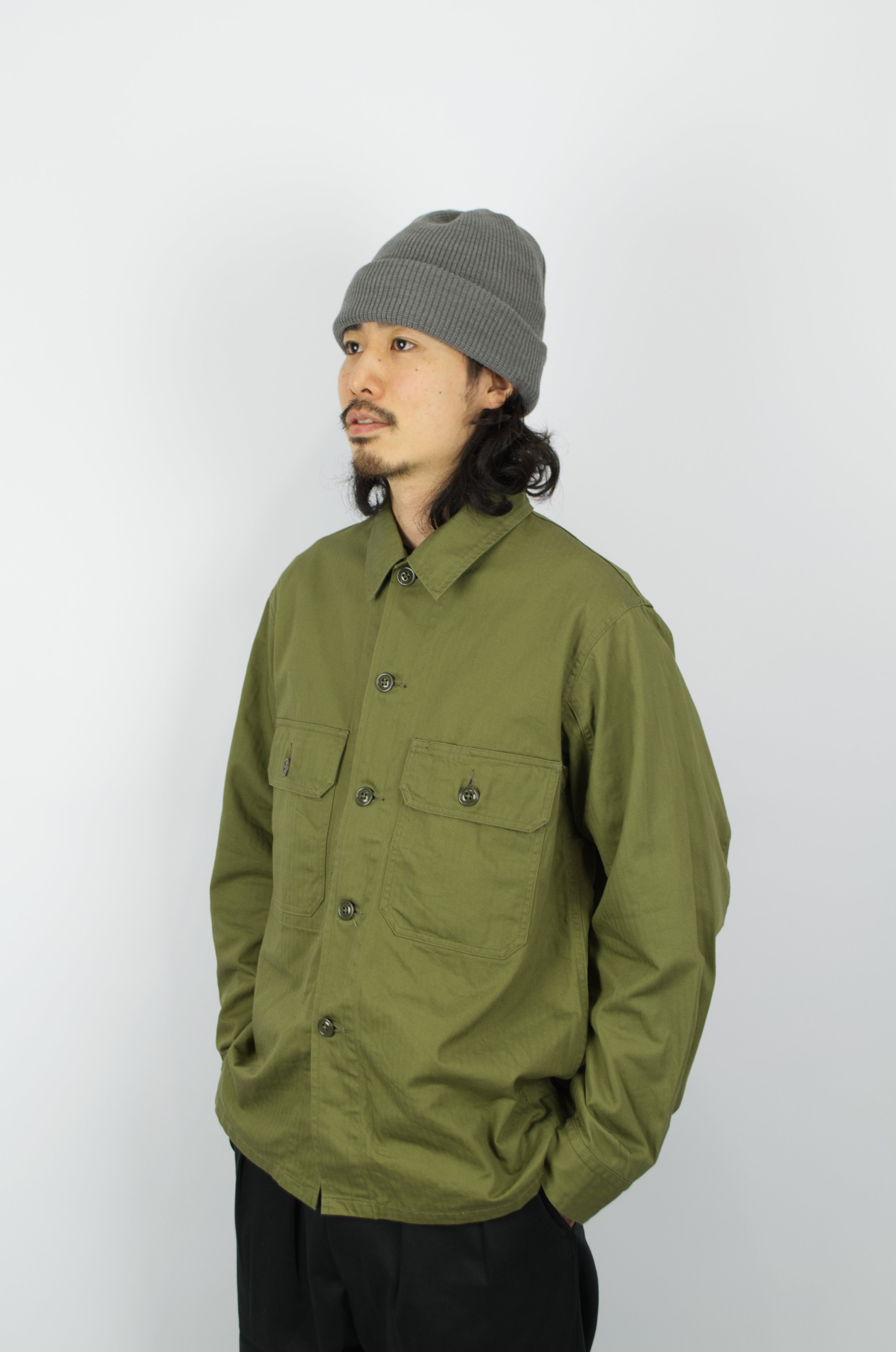 A VONTADE H.B.T.Utility Jacket [VTD-0481-JK] #47 OLIVE – SUNNYSIDERS