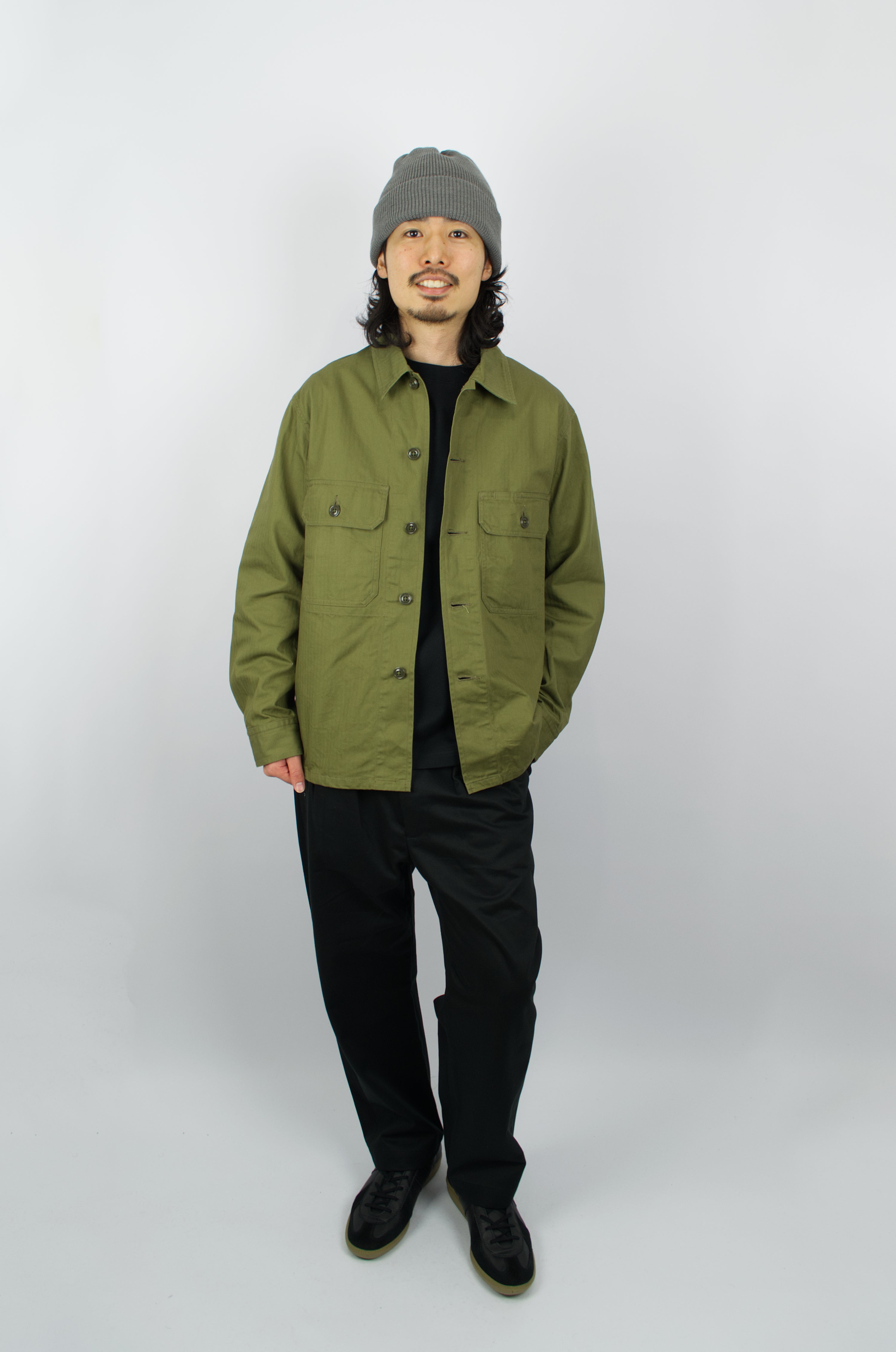 A VONTADE H.B.T.Utility Jacket [VTD-0481-JK] #47 OLIVE – SUNNYSIDERS