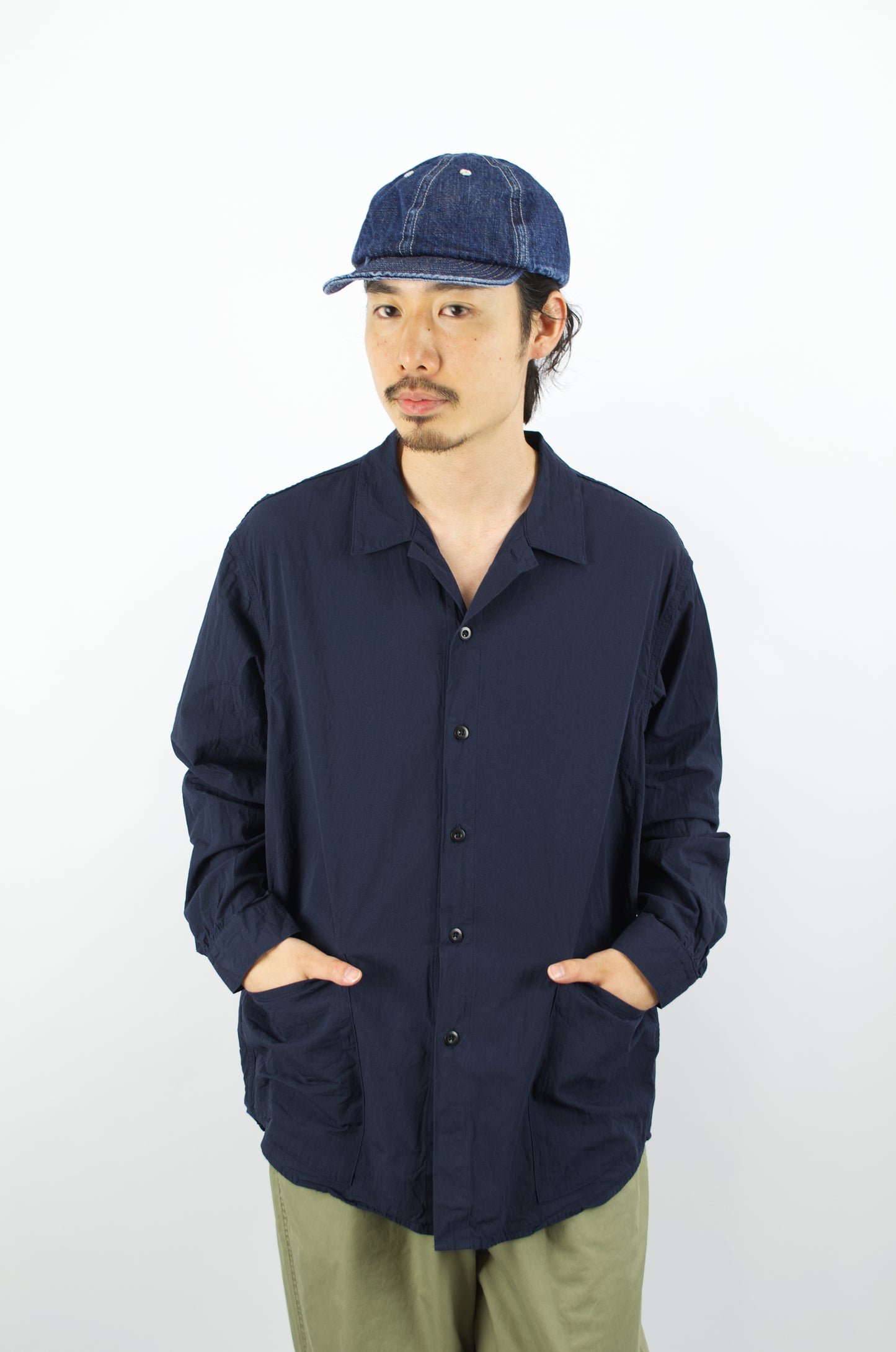 SUNNYSIDERS_*A VONTADE_*A Vontade - Gardener's Shirt, Navy_Shirts