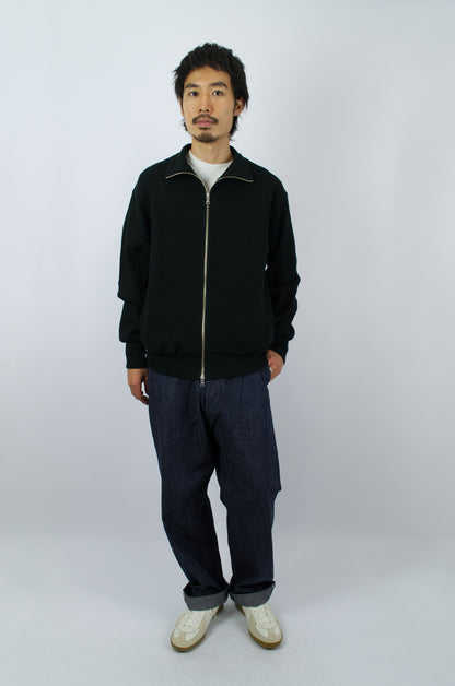 *A Vontade - Waffle Drivers Zip-Through, Black