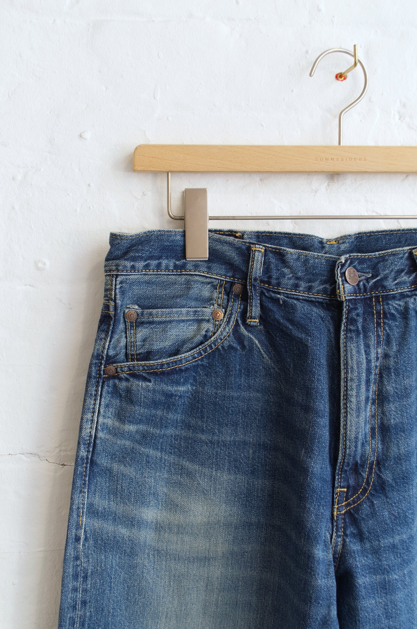 Big John - Vintage Regular Jeans, Washed Indigo