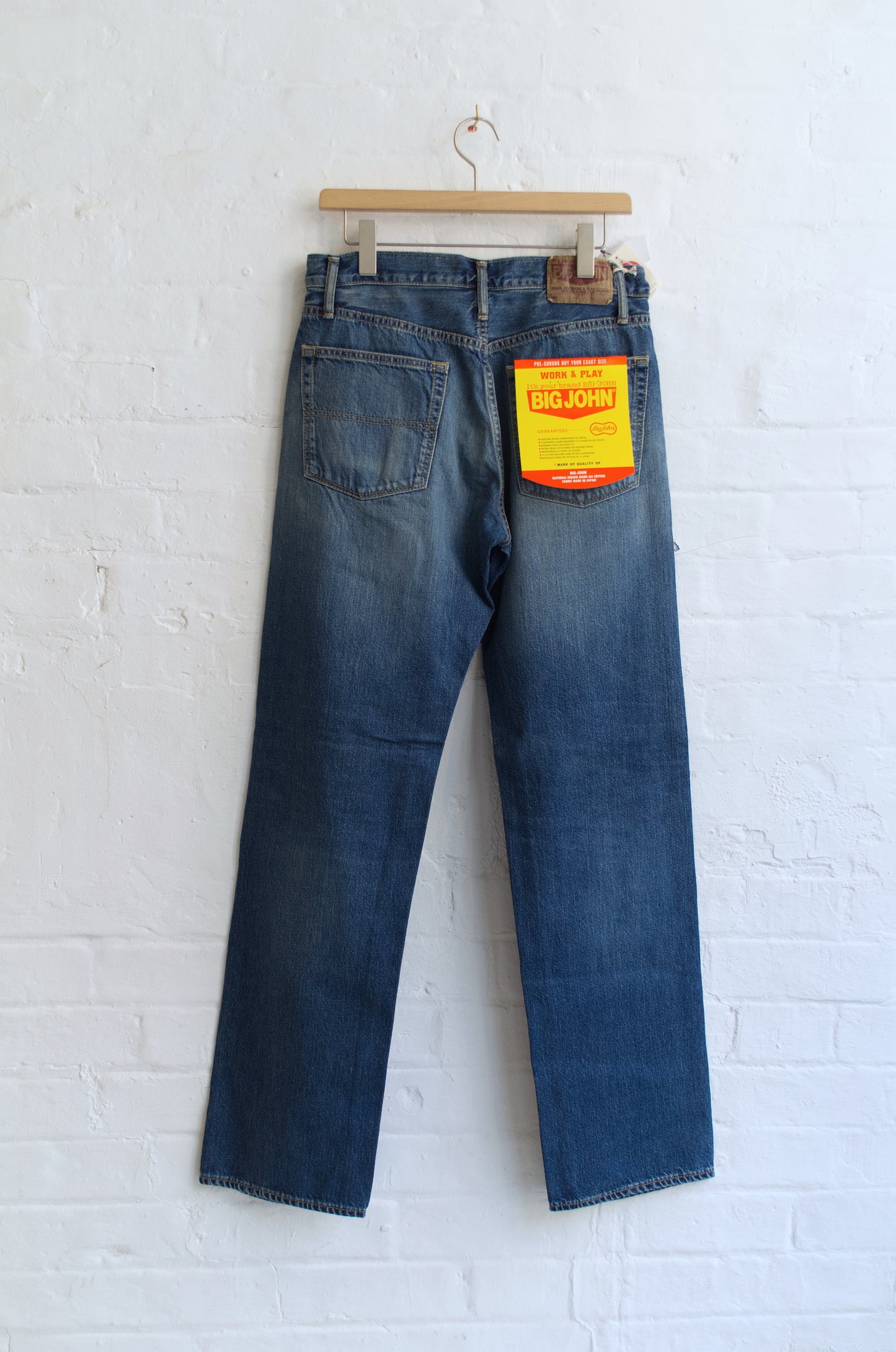 Big John - Vintage Regular Jeans, Washed Indigo