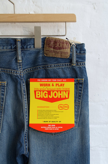 Big John - Vintage Regular Jeans, Washed Indigo