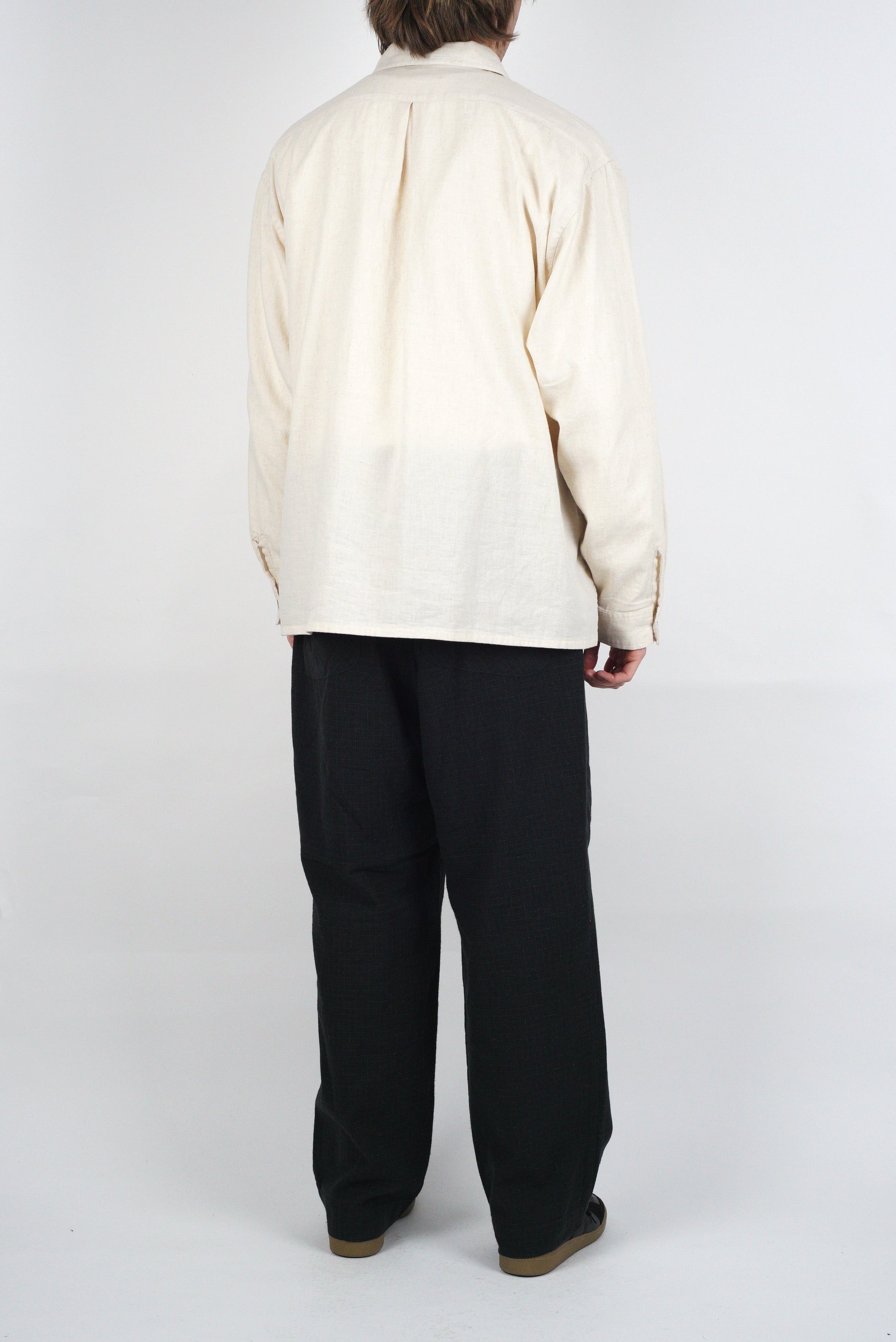 SUNNYSIDERS_H.UNIT_H.Unit - Viyella Pullover Shirt, Kinari_Shirts