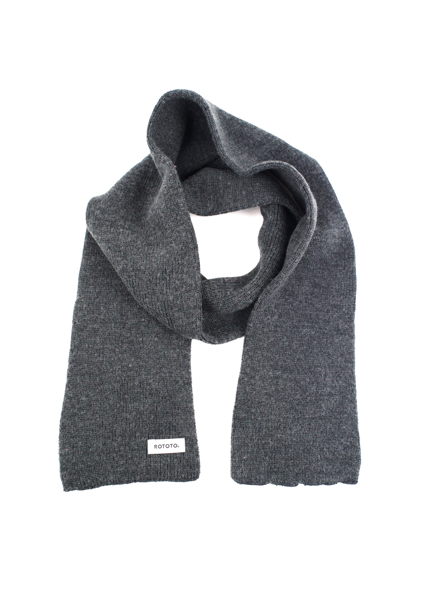Rototo - Sock Stole Scarf, Charcoal