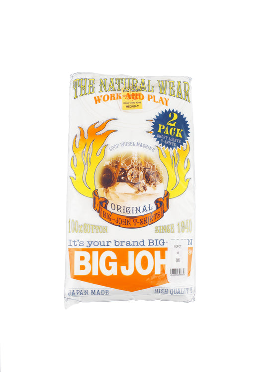 Big John - 2 Pack T-Shirt, White