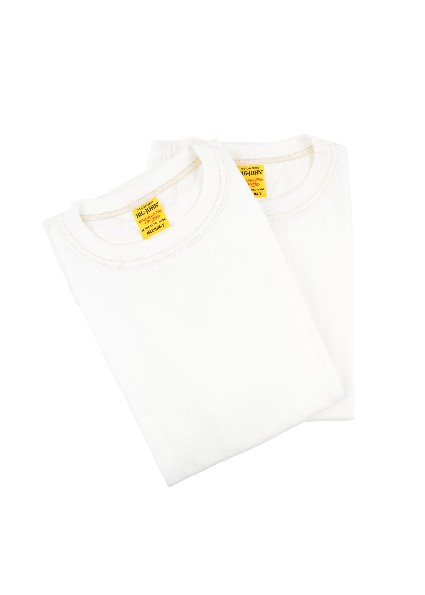 Big John - 2 Pack T-Shirt, White