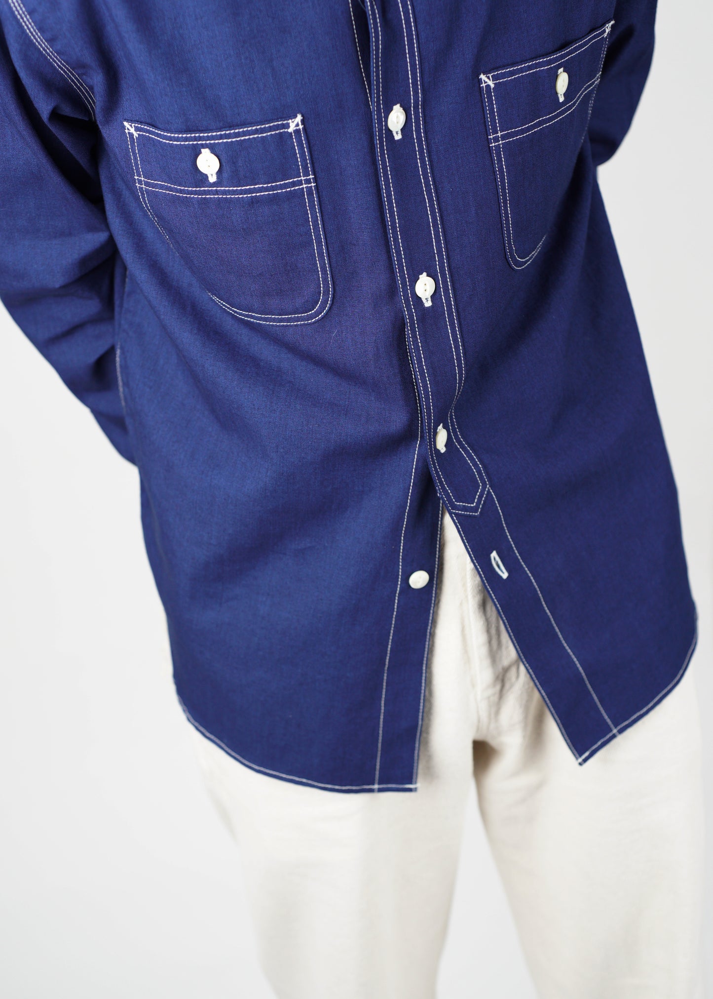 Big John - Selvedge Work Shirt, Indigo
