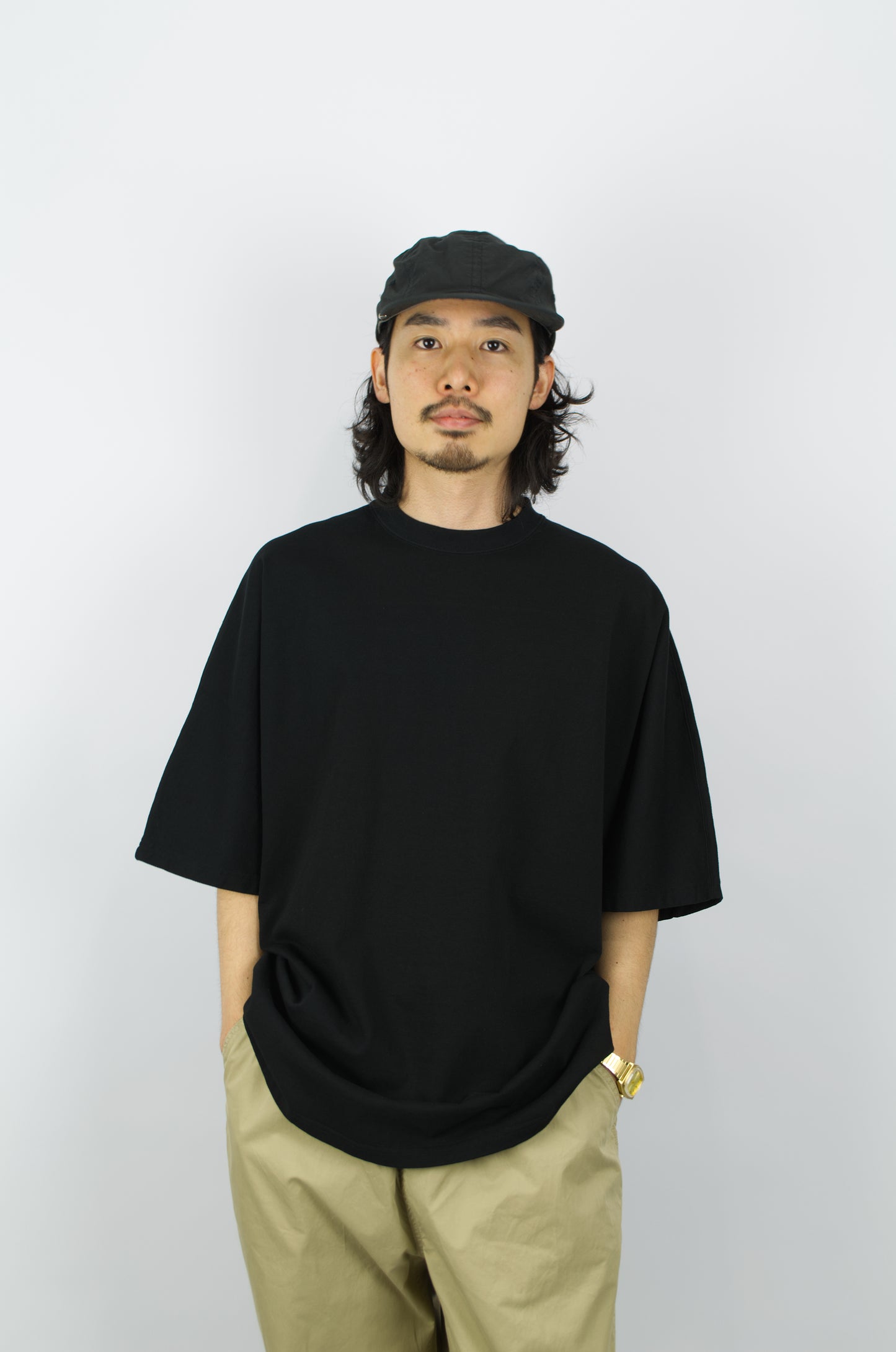 Fujito - Half Sleeve T-Shirt, Black