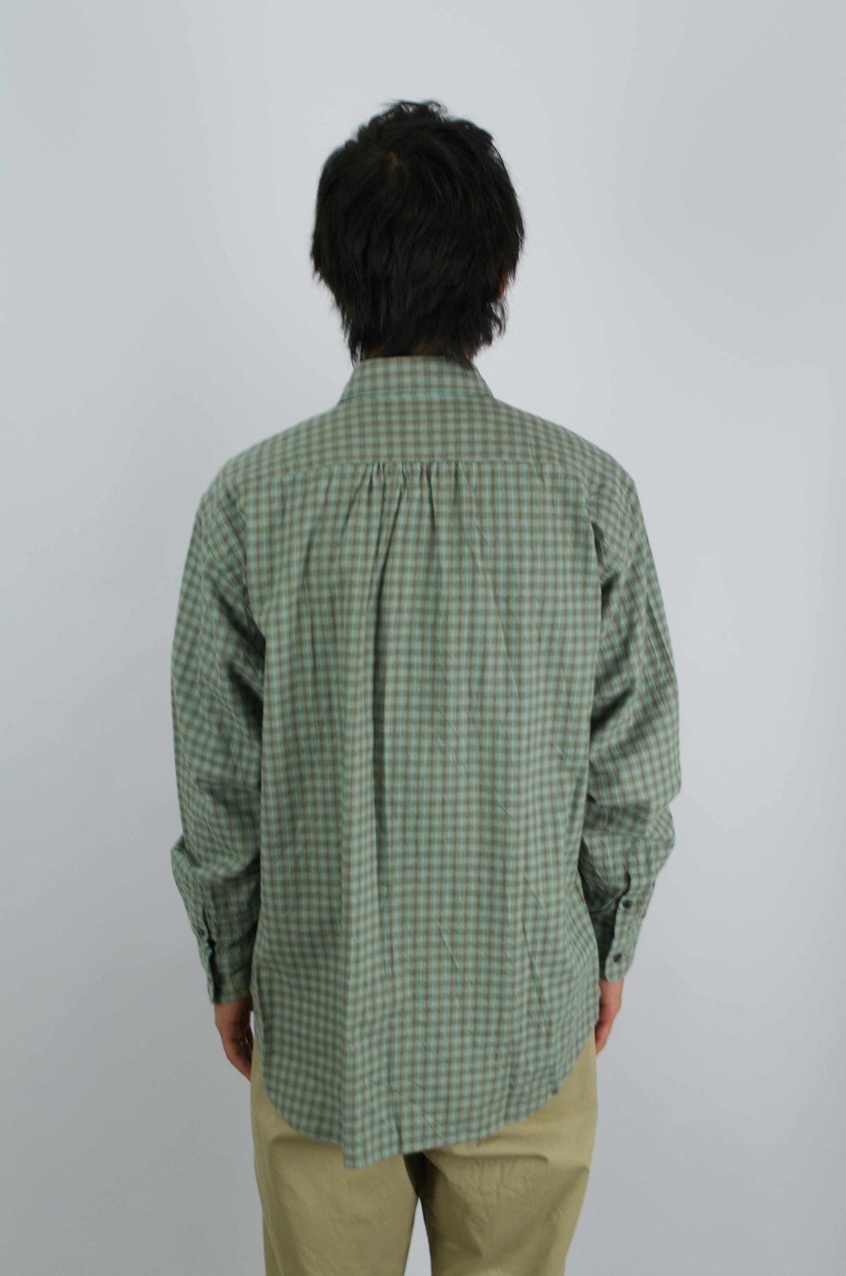 Fujito - Big Sleeve Shirt, Green Check