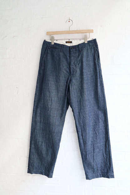 *A Vontade - Type 45 Chino Trousers, Indigo
