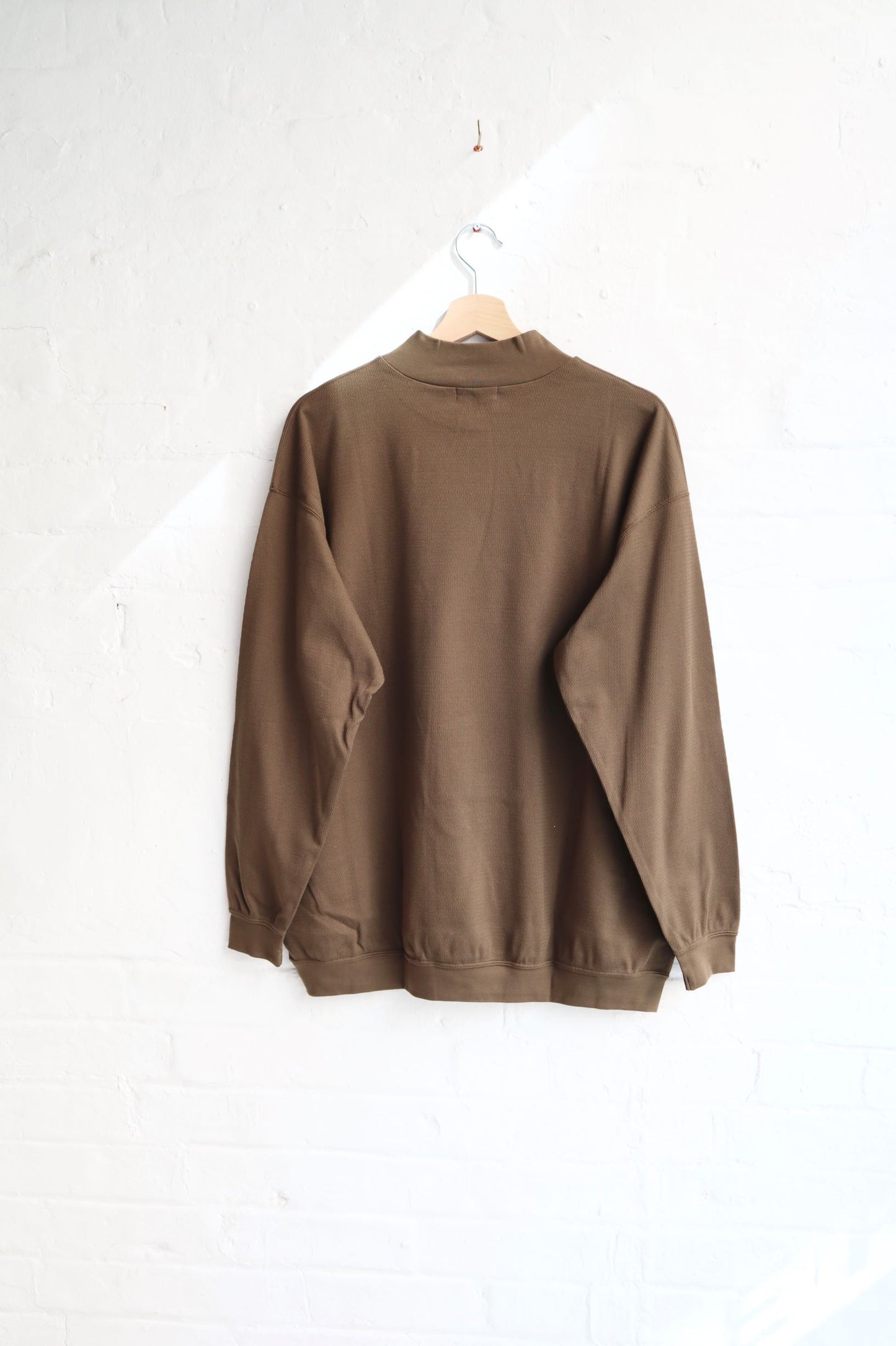 Sunnysiders - Mockneck Thermal Long Sleeve - Khaki